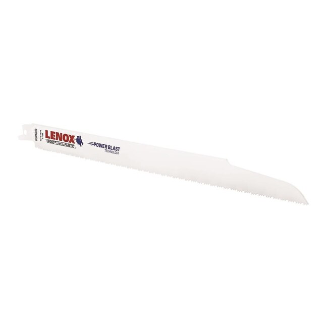 12-inch LENOX Tools Bi-Metal Reciprocating Saw Blade 10/14 TPI Pack of 5