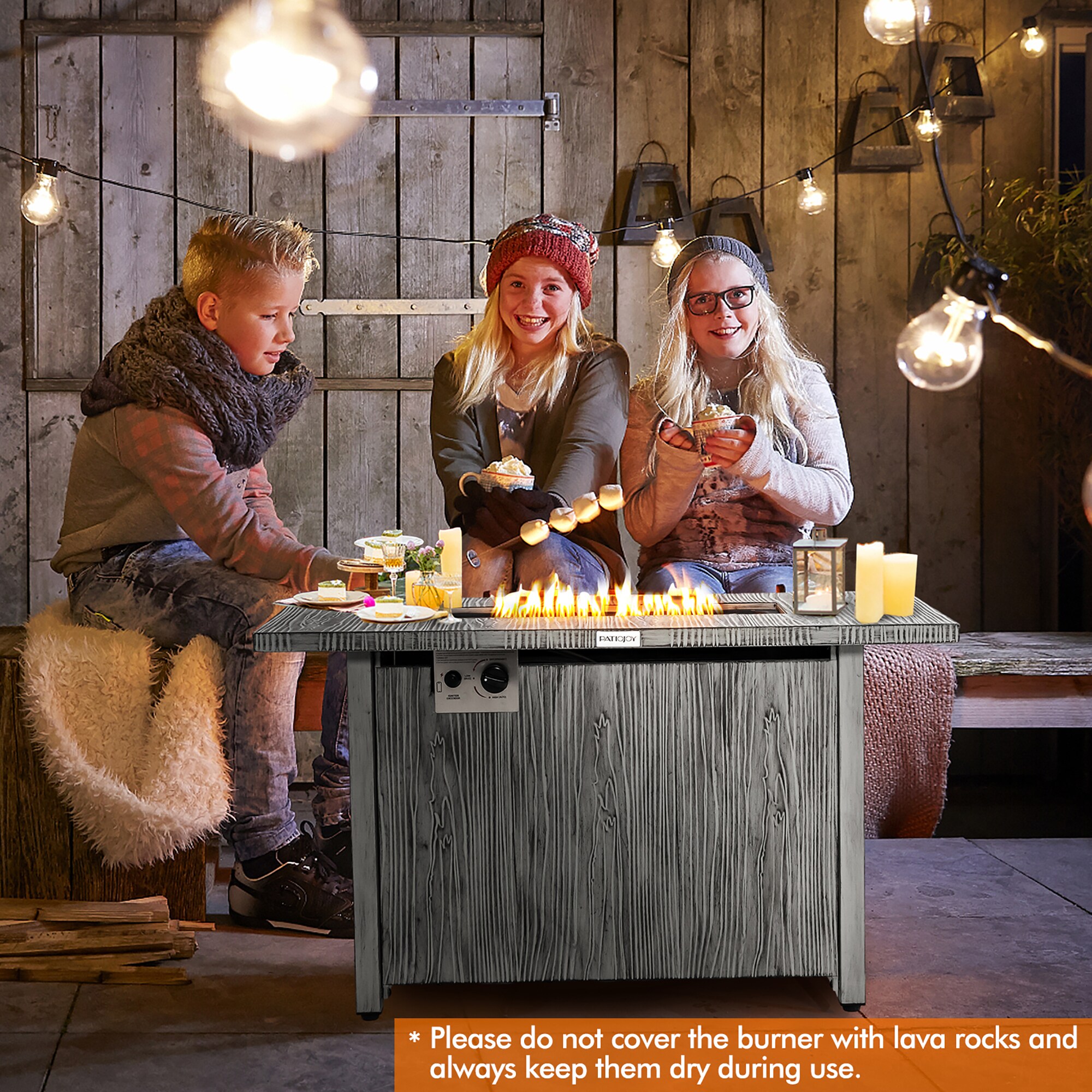 Costway NP10795GR Outdoor-Gas-Firepits - View #10