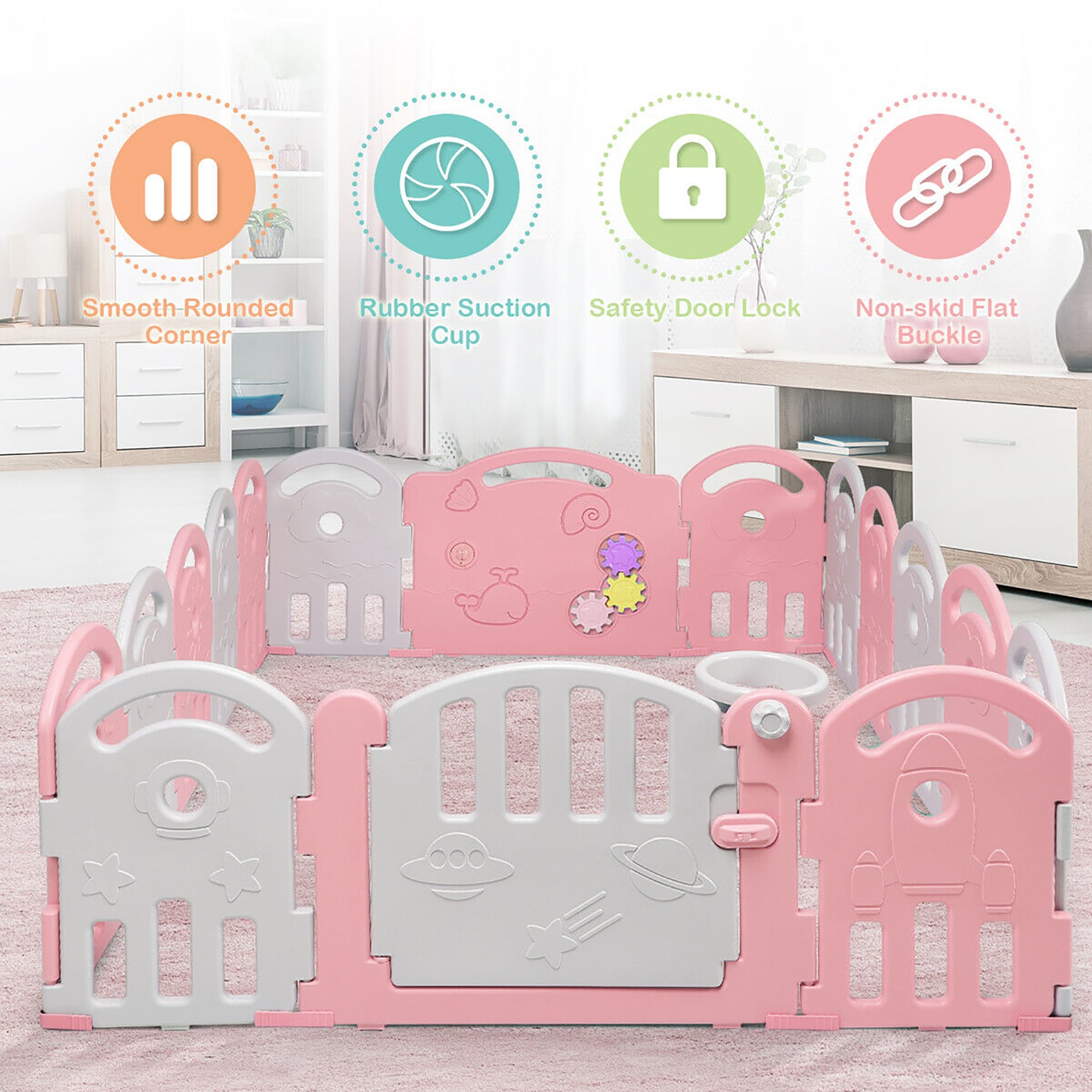 Costway TY578758PI Playset-Access-Components - View #6