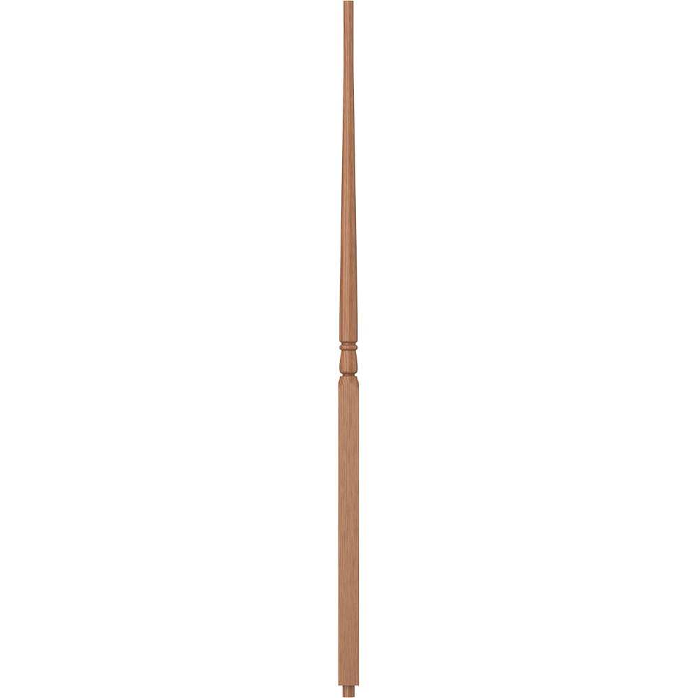 L.J. Smith Stair Systems S-5015-WO 42 42-in x 1.25-in Unfinished White Oak Pin Top Stair Baluster