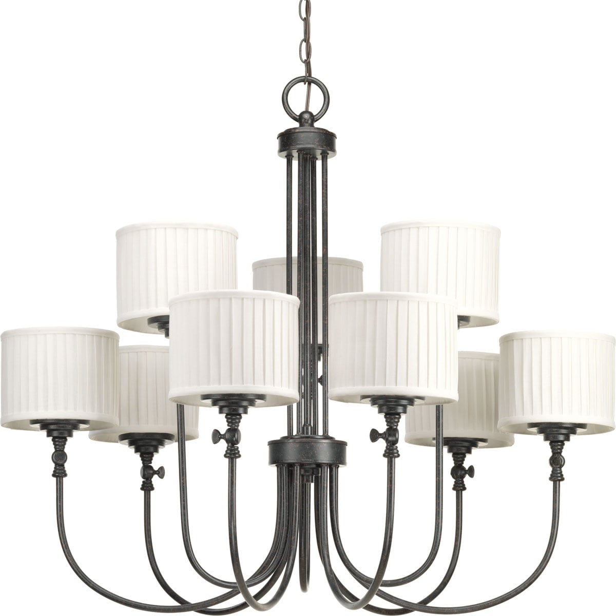 Progress Lighting P4712-84 Clayton Espresso Transitional Chandelier