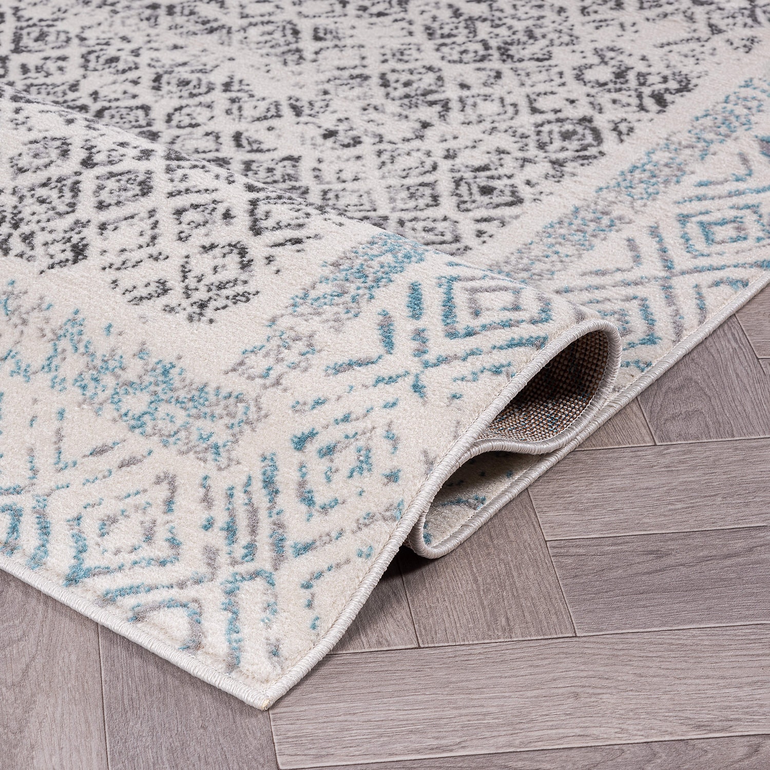 World Rug Gallery 2095BLUE5X7 rugs - View #5