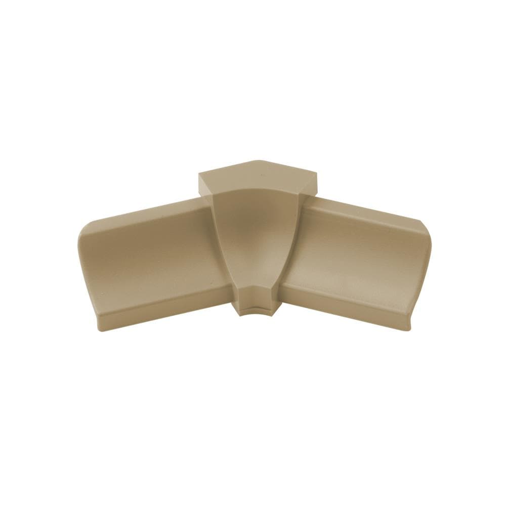 Schluter Systems I135/PHK1S/HB Dilex-PHK 0.5-in W x 1-in L Light beige PVC Inside corner Tile Edge Trim