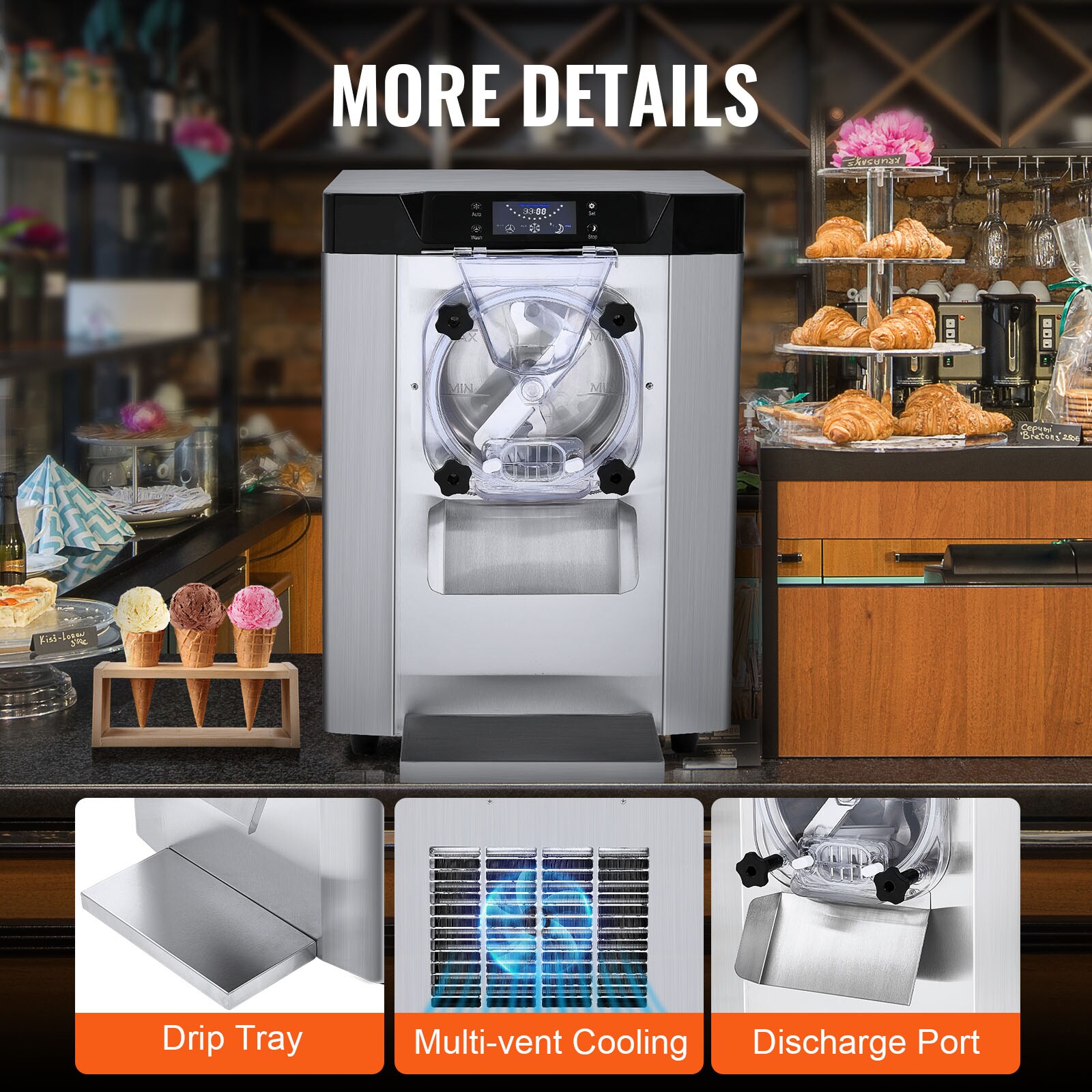 VEVOR BJLJYKF-8218TPDT1V1 Frozen-Confection-Appliances - View #7