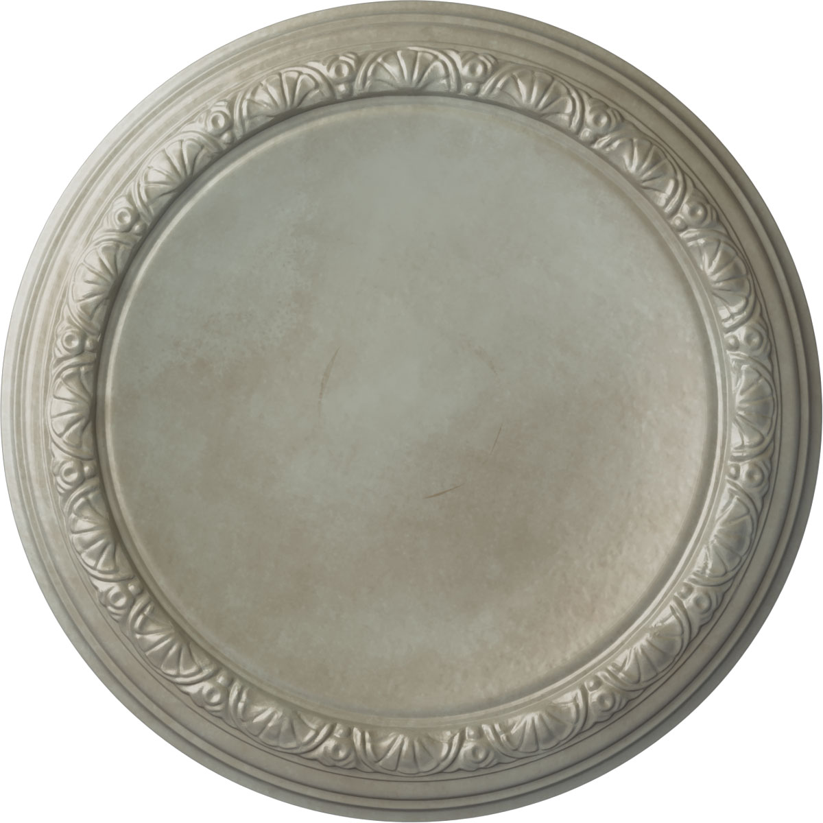 Ekena Millwork CM19CAFLS Carlsbad 19.5-in W x 19.5-in L Painted Flash Gold Polyurethane Whole Ceiling Medallion