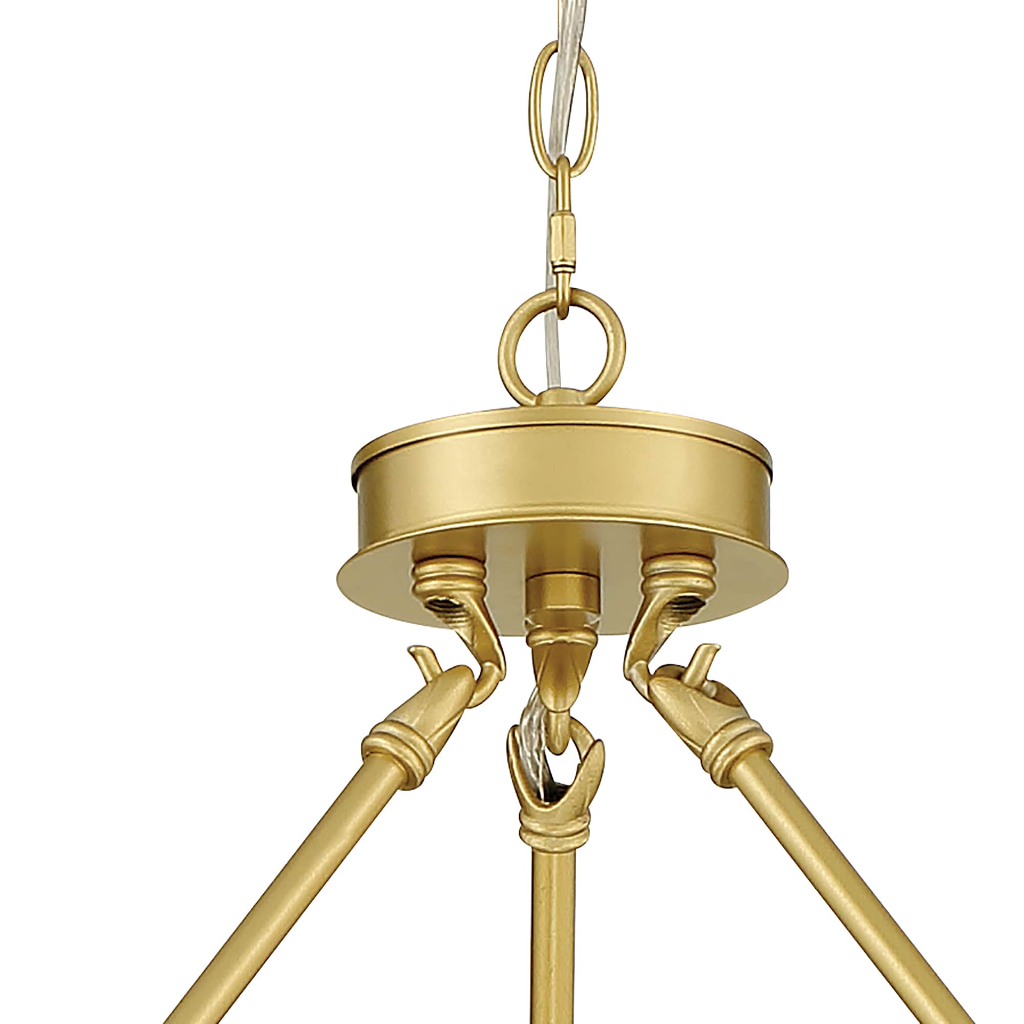 Satin Brass 40'' Large Wagon Wheel Chandelier with 15 Candle Lights