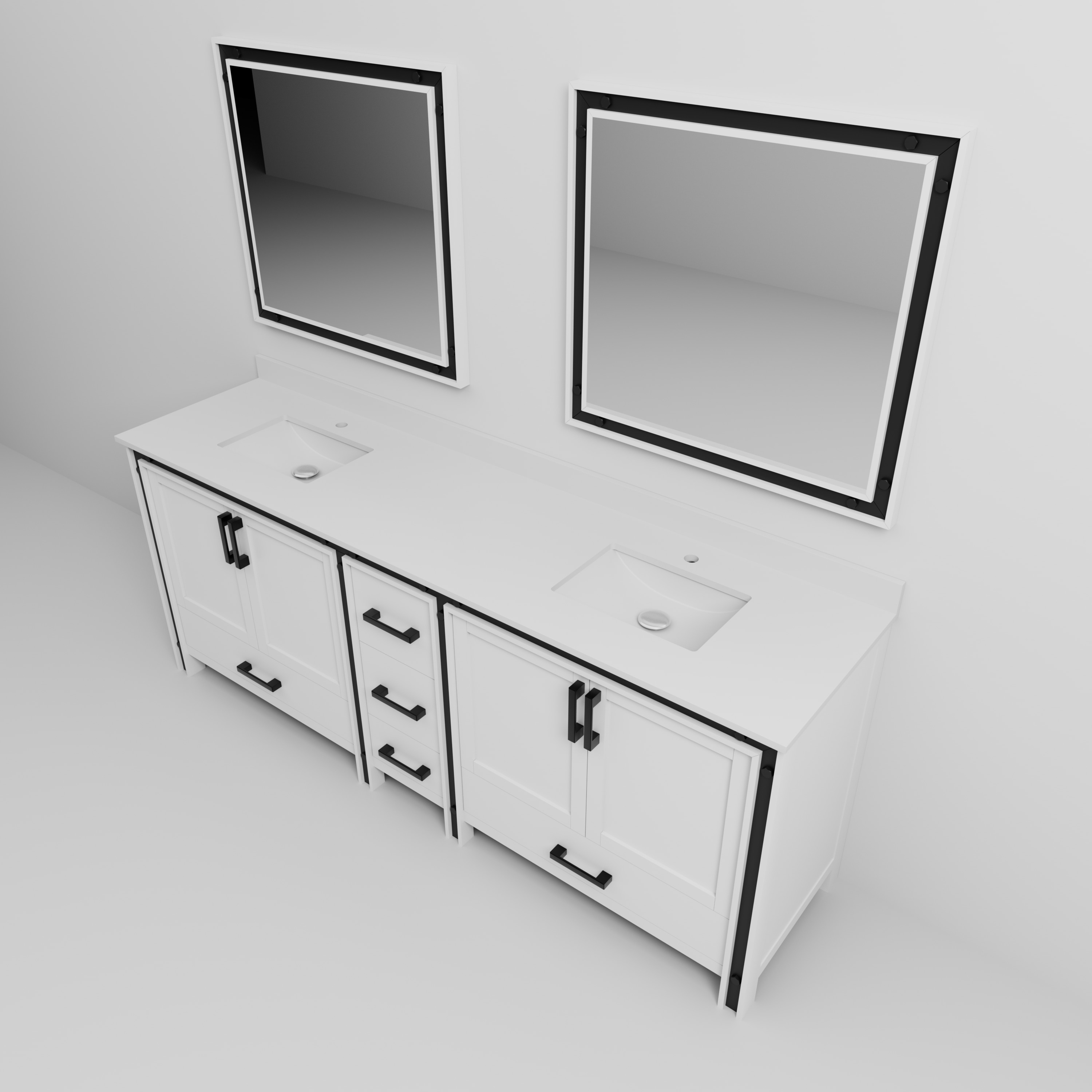 Lexora LVZV84DA210 Bath-Vanity-Combo - View #12