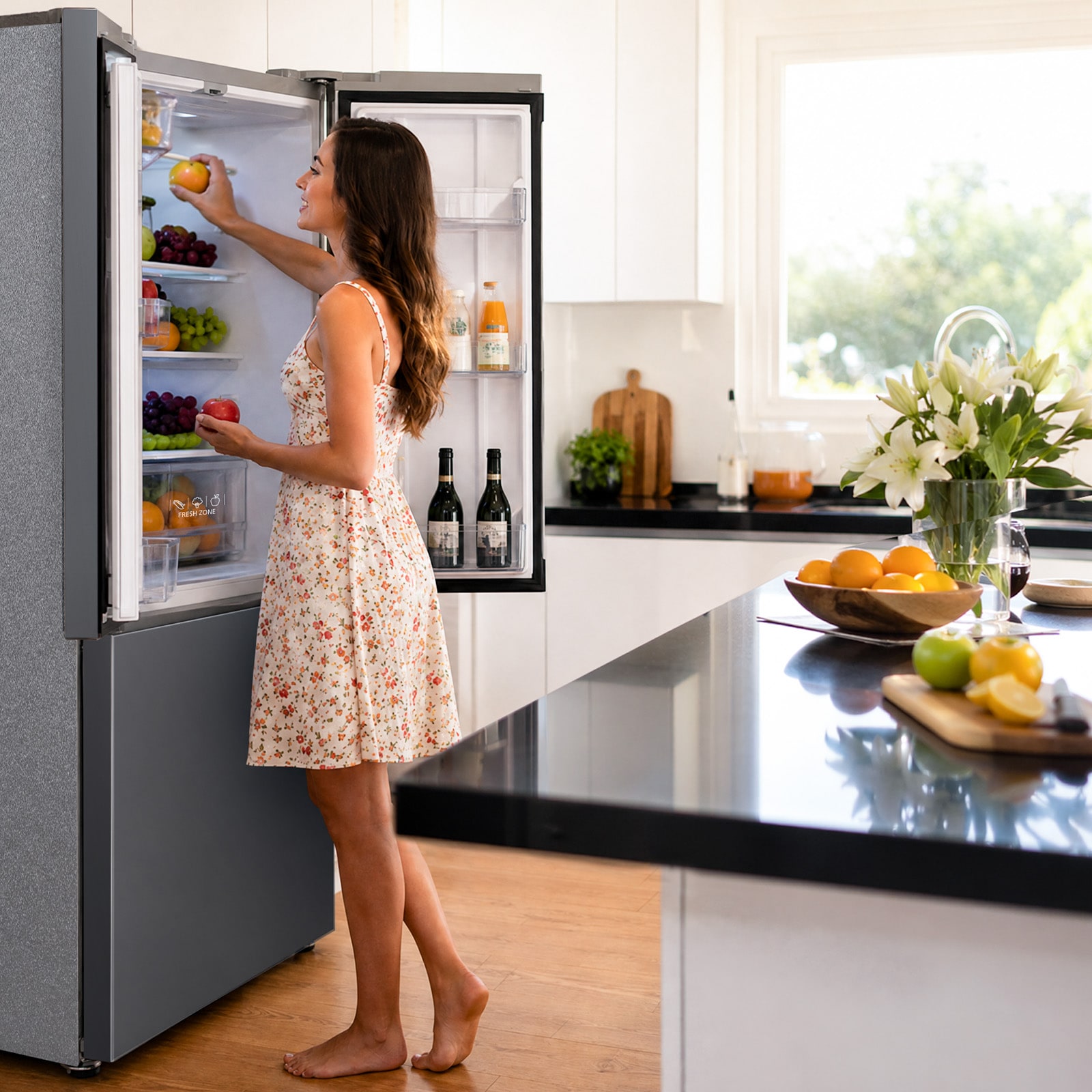 COWSAR LSRW-43695RLR0 French-Door-Refrigerators - View #11