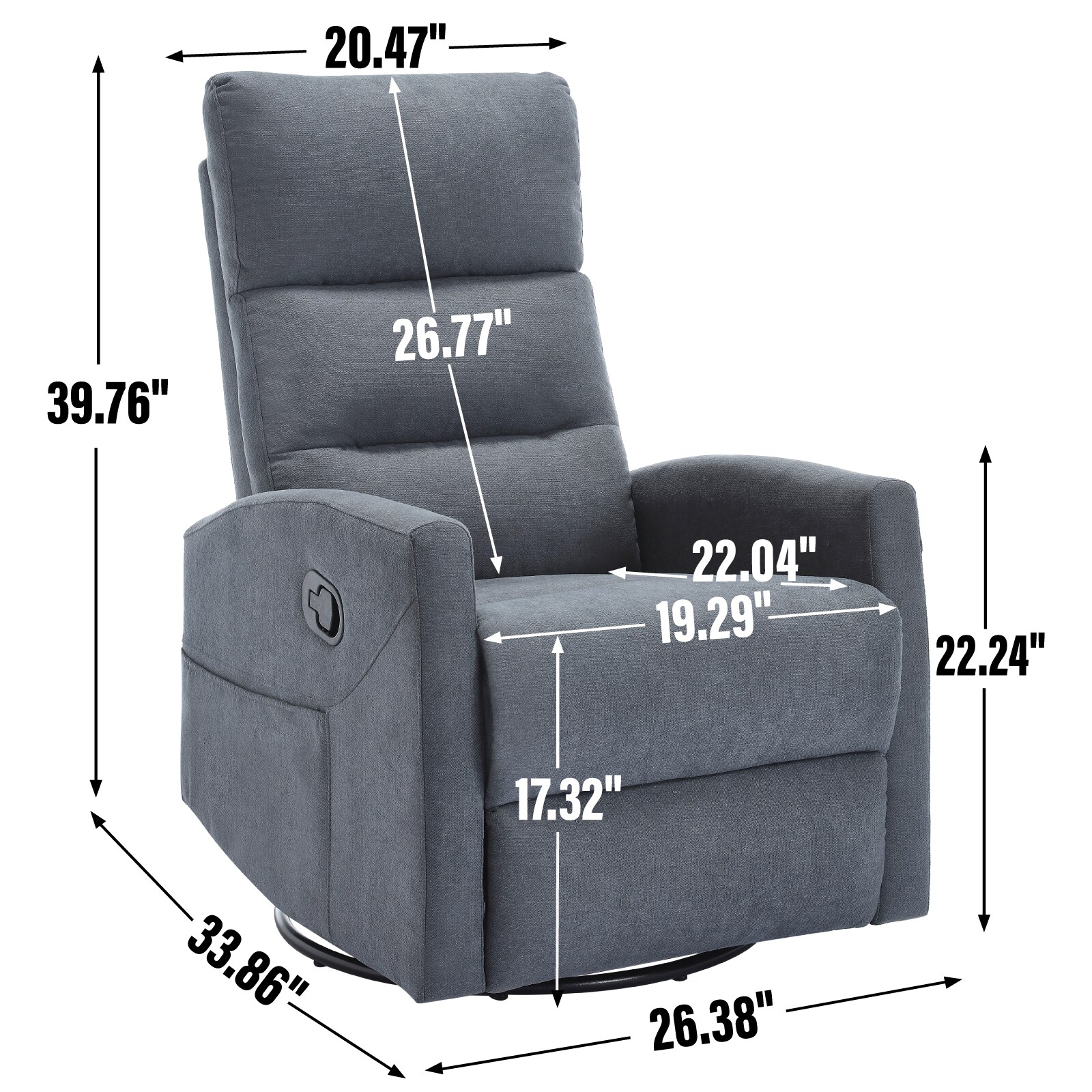 LUCKY ONE MO-CO82278 recliners - View #8