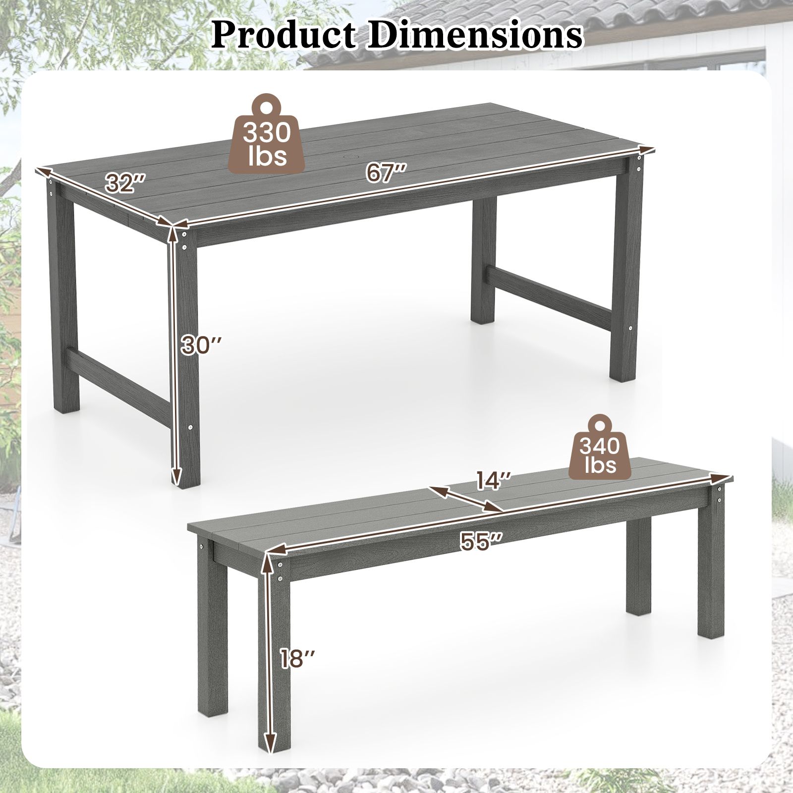 Slickblue D-CO-1040 Patio-Dining-Sets - View #4