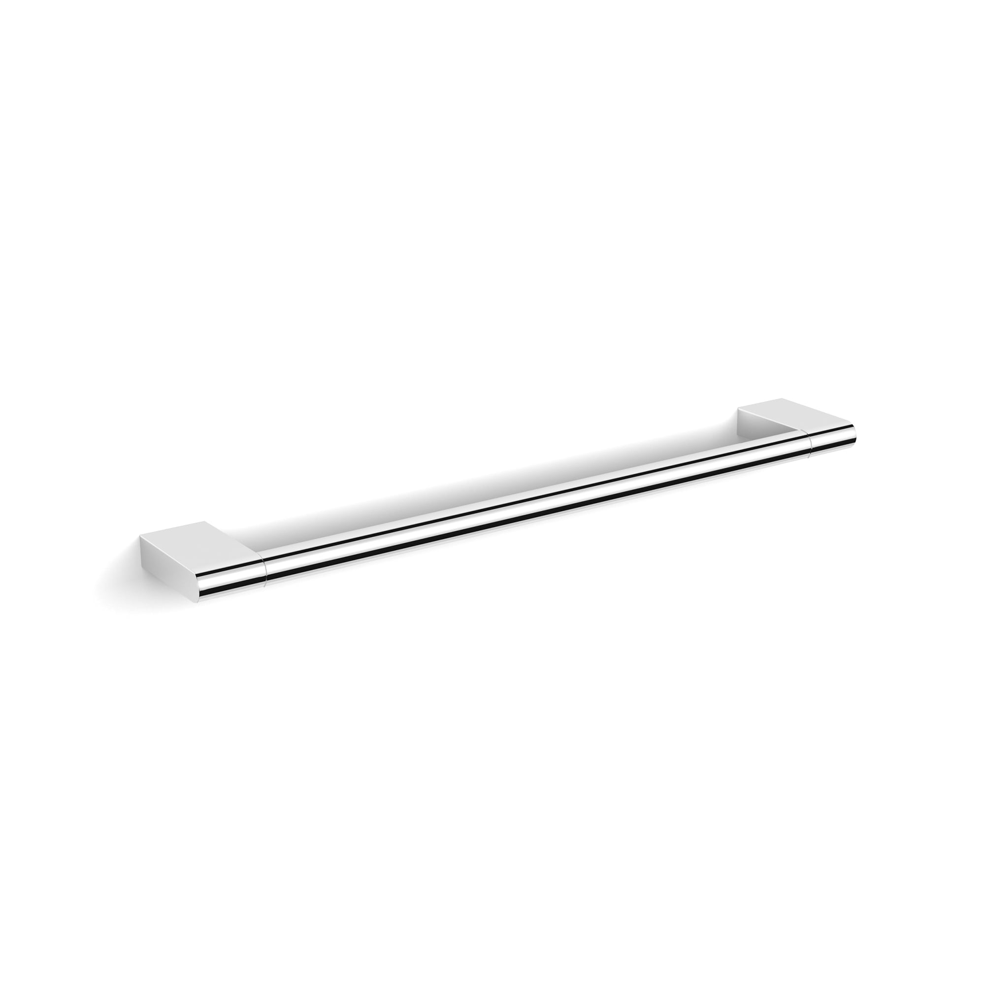 WS Bath Collections ICE WSBC 29012 CR Ice 24-in Polished Chrome Wall mount Single Towel Bar