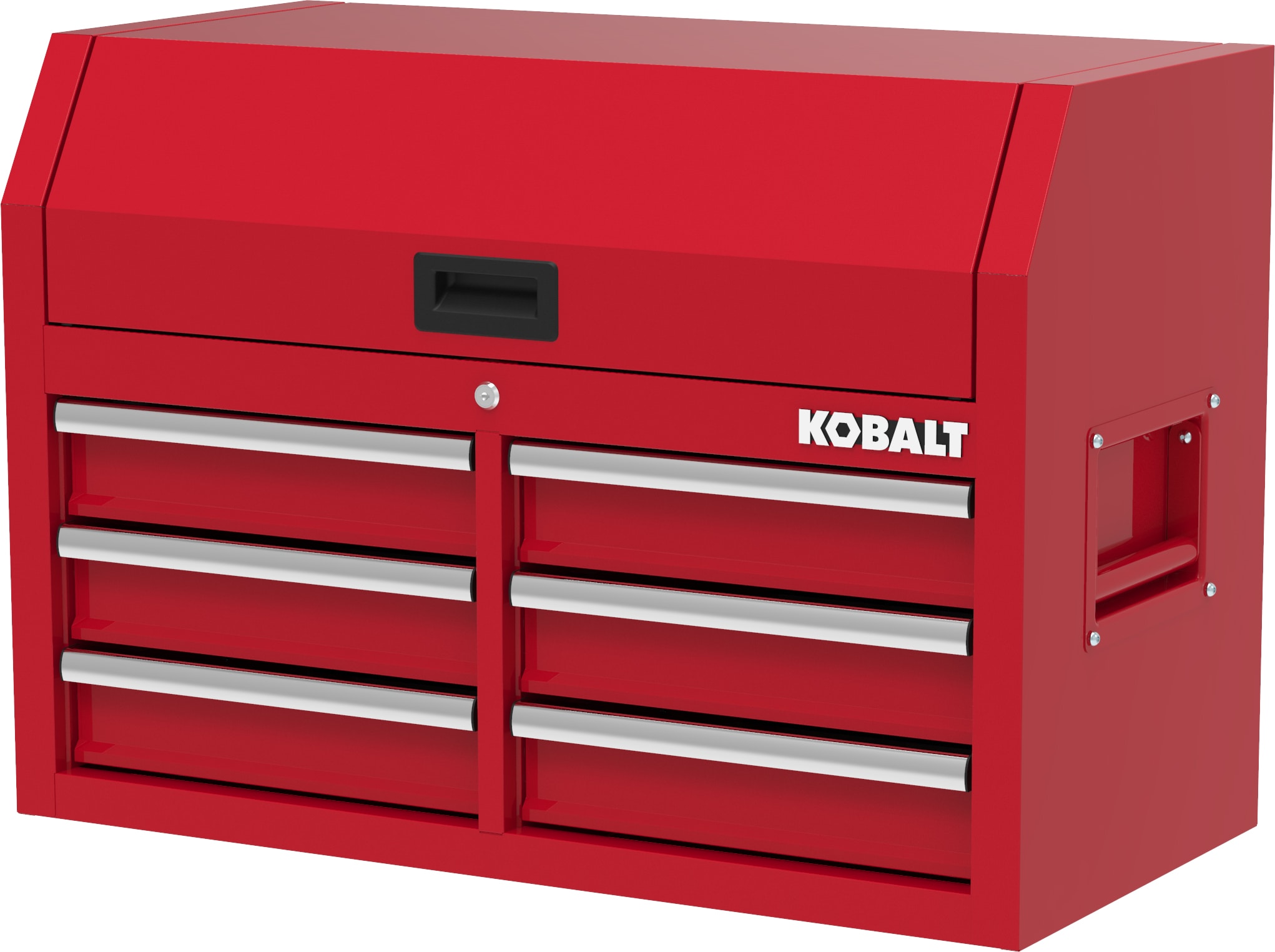 24.8-in W x 17.76-in H 6-Drawer Steel Tool Chest (Red) | - Kobalt 410-165-0131