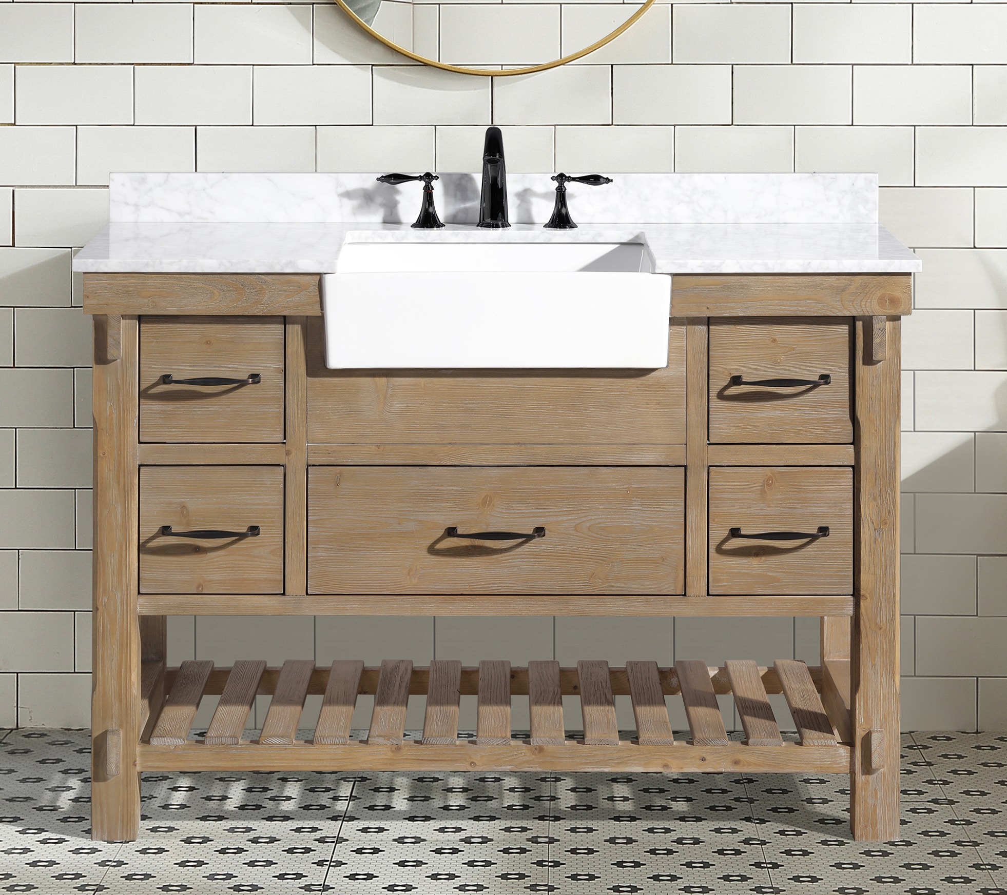 Ari Kitchen & Bath AKB-MARINA-48-WEATH Bath-Vanity-Combo - View #8