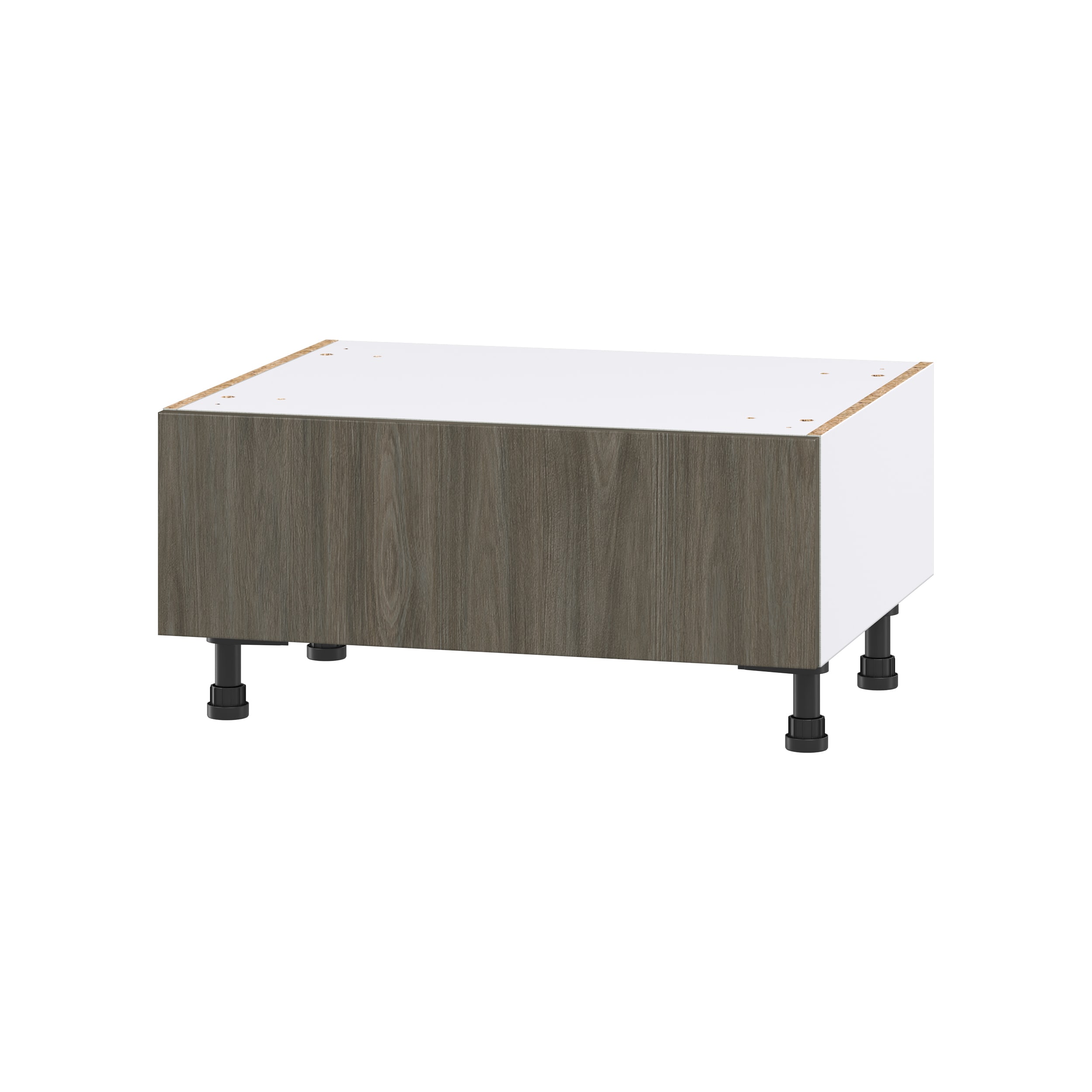 Hugo&Borg Savane 30-in W x 14.5-in H x 24-in D Textmel 1-Drawer Base Fully Assembled Cabinet (Flat Panel Style)