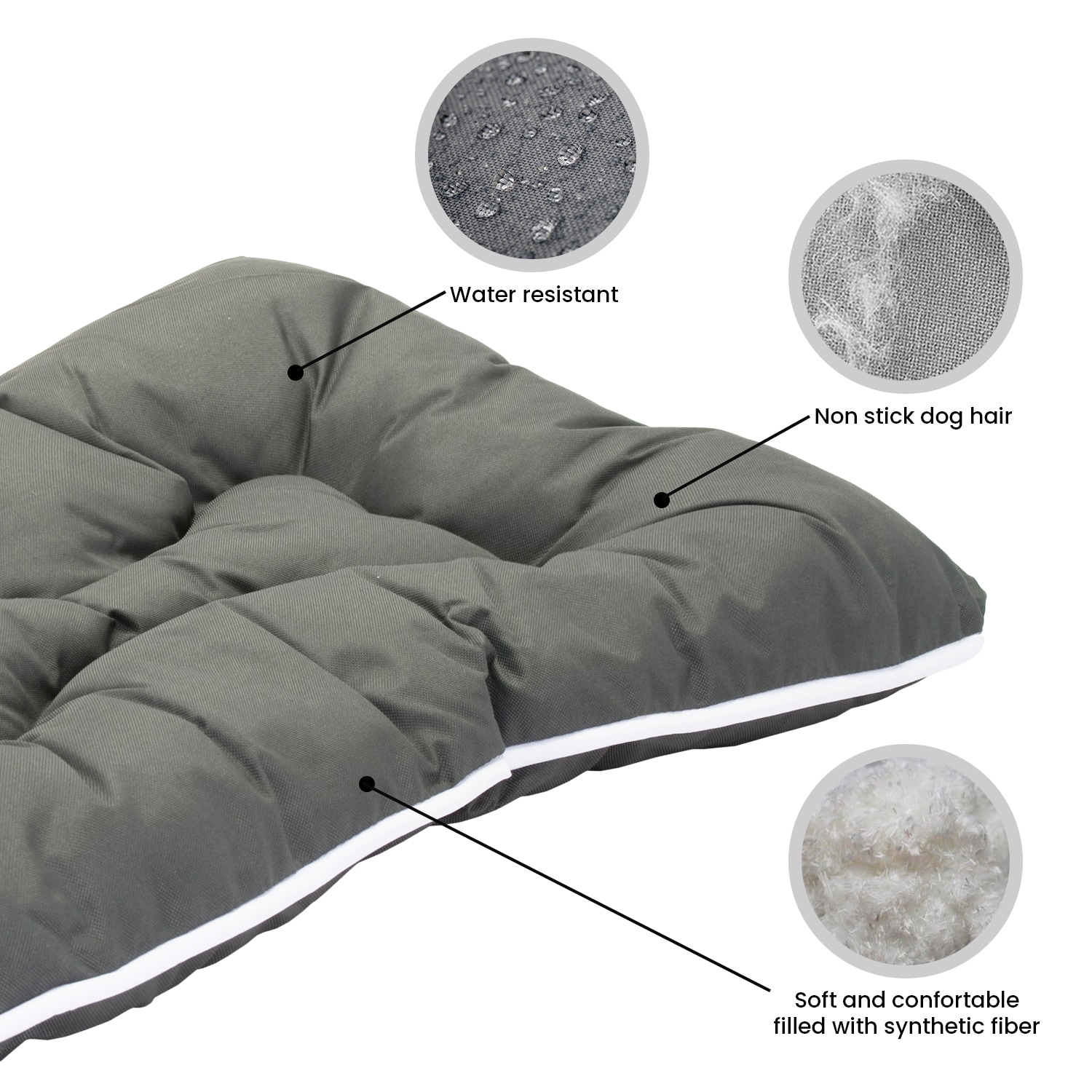 Precious Tails 3627BTKM-GRW Pet-Beds - View #3