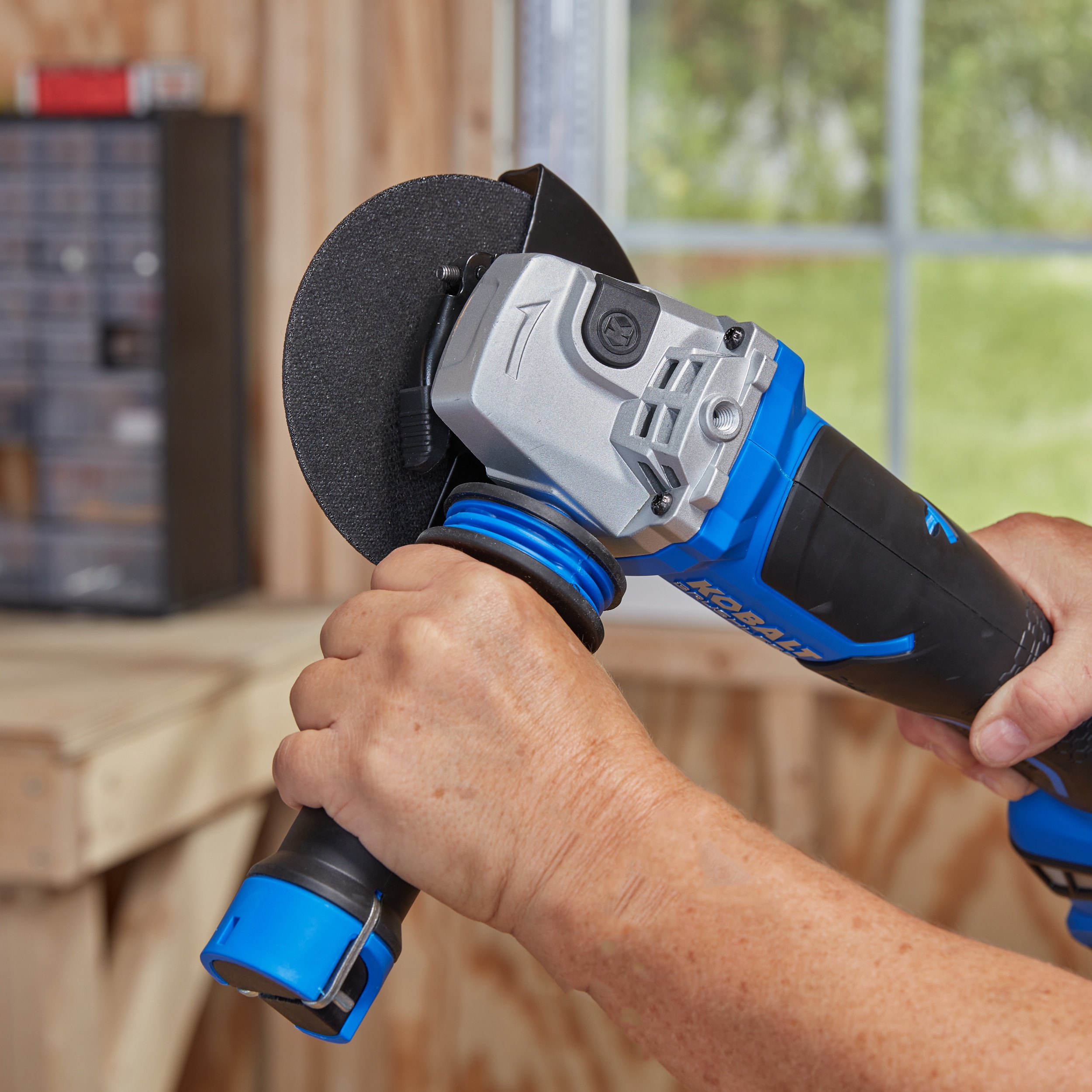 Bosch 3-in 12-volt Max Sliding Switch Brushless Cordless Angle Grinder  (Tool Only) in the Angle Grinders department at