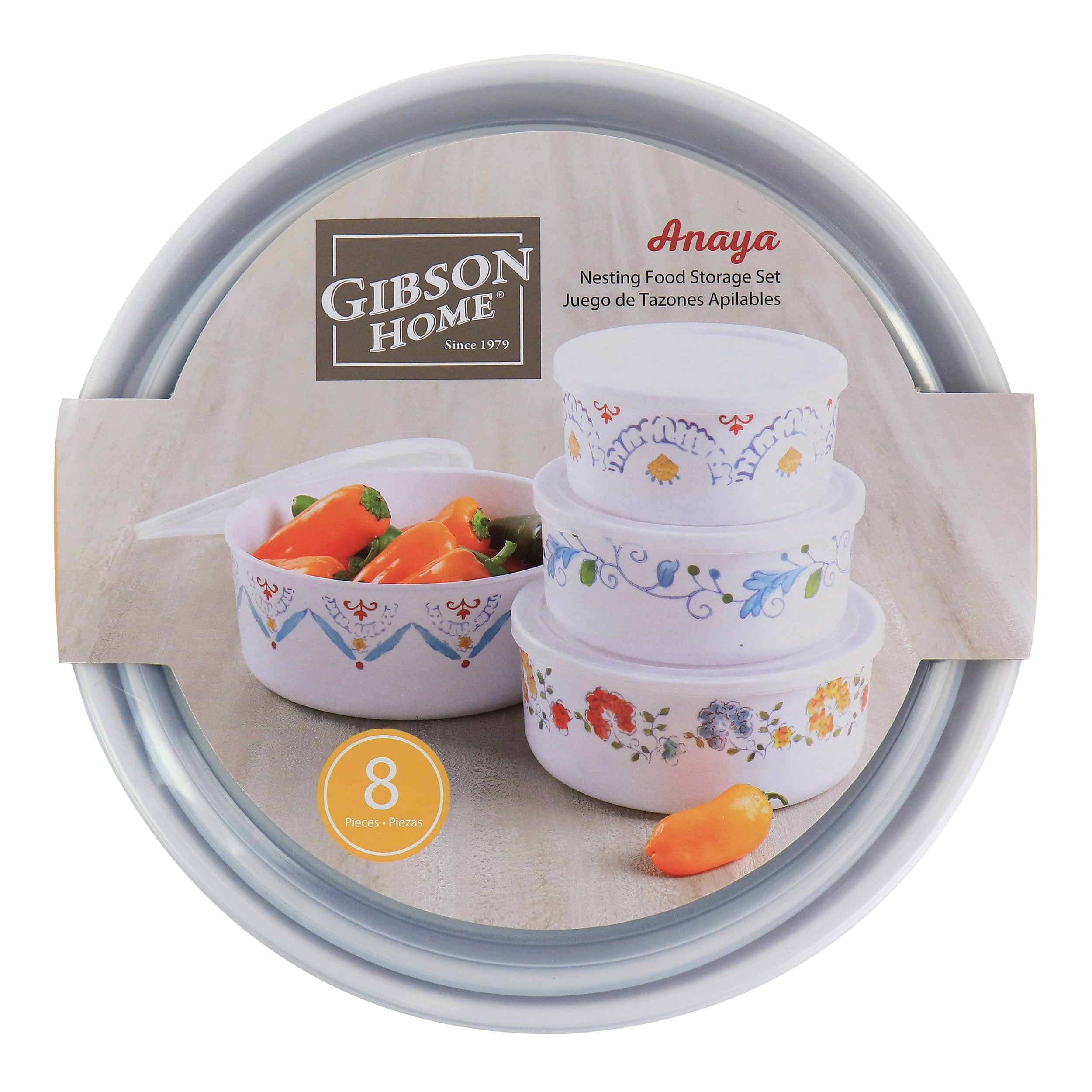 Reusable Food Storage Containers - 8 Piezas