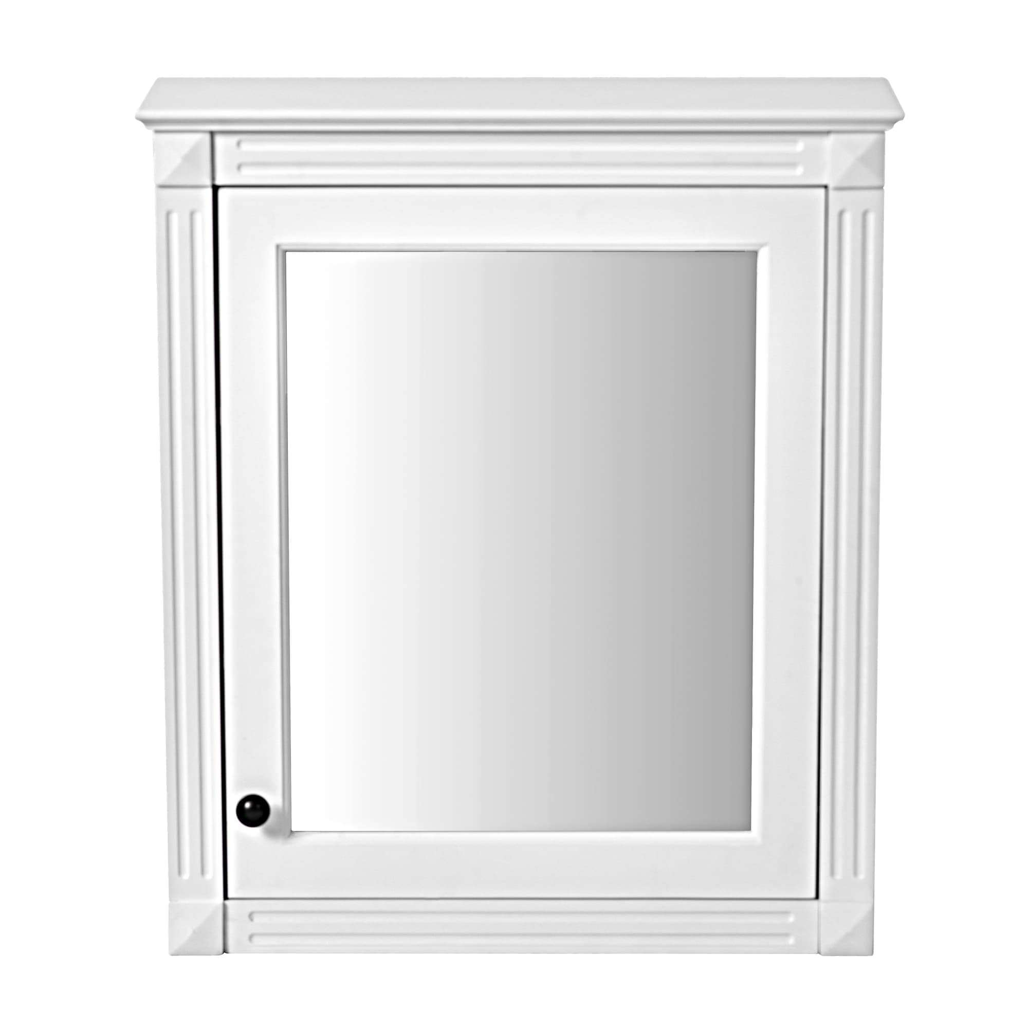 Ama Pear 24x27 Inch Wall Mounted Mirror Medicine Cabinet Adjustable Shelf Over Toilet Storage