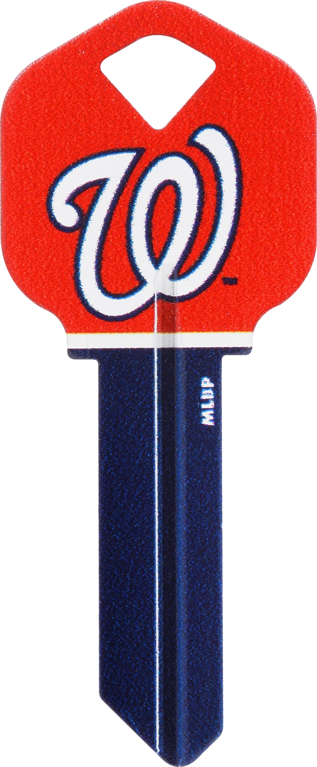 Hillman 89697 Washington Nationals Multicolored Blank Brass House/Entry Key Blank