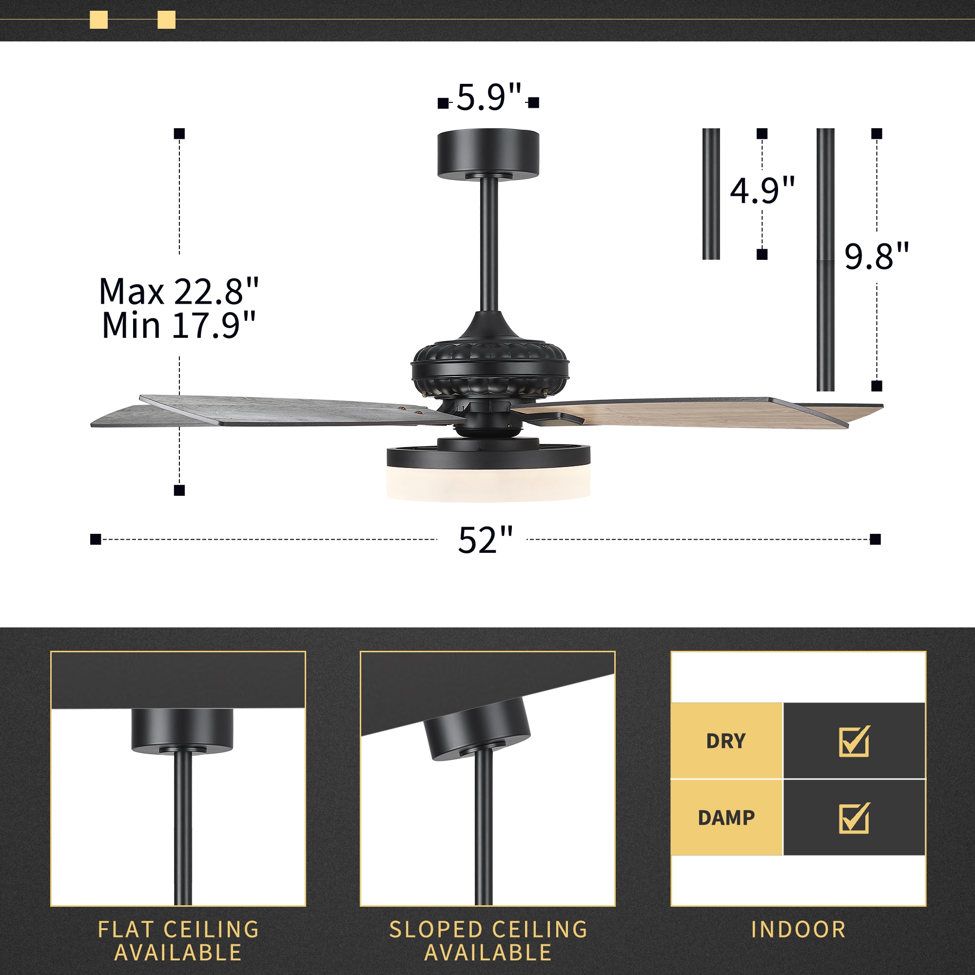 LTMATE LS9346B Ceiling-Fans - View #3