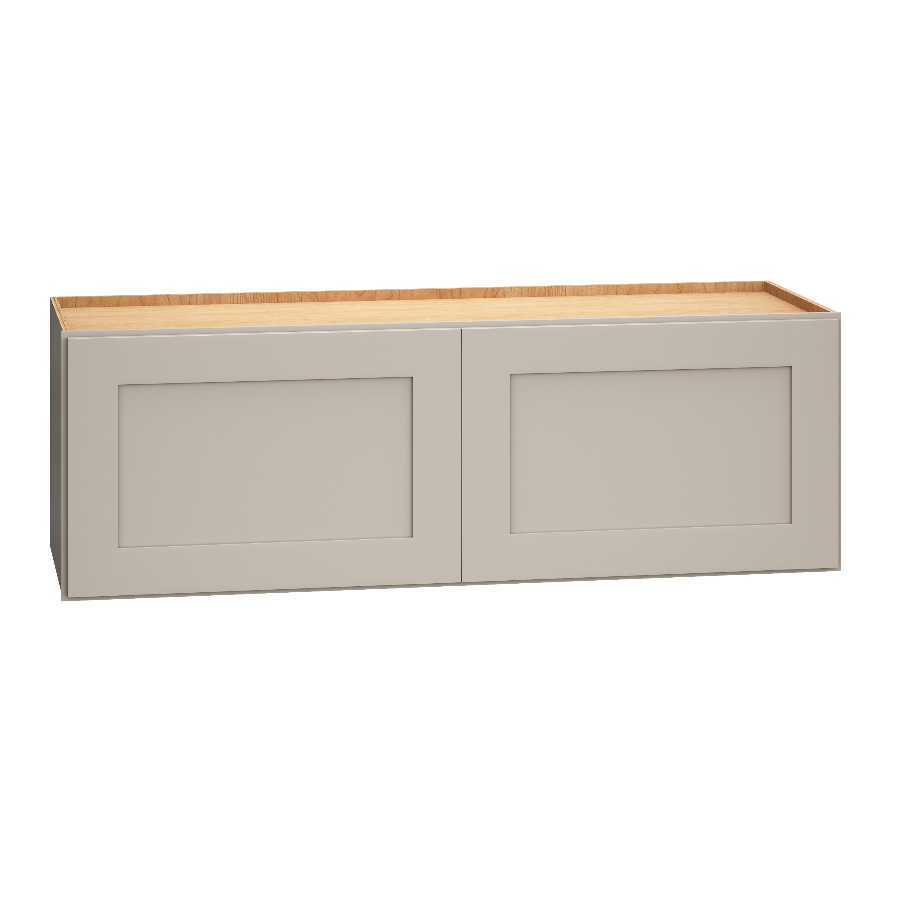 RELIABILT 333 W3612 Pinnacle 36-in W x 12-in H x 12-in D Gray Wall Fully assembled Plywood Cabinet (Recessed Panel Slab)