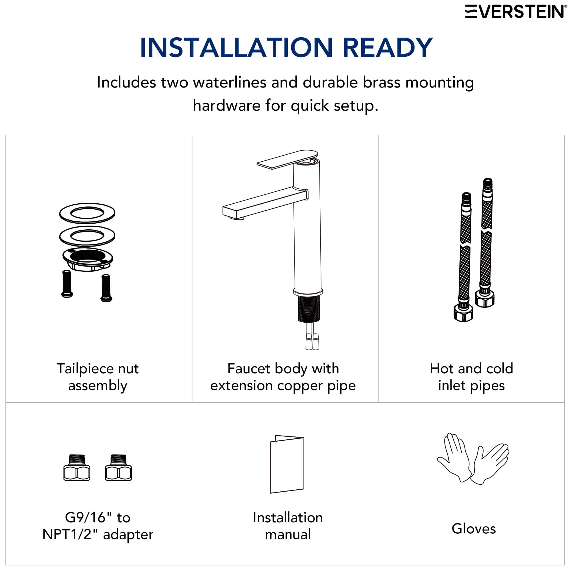 EVERSTEIN SFS-1122-NK Lavatory-Faucets - View #12
