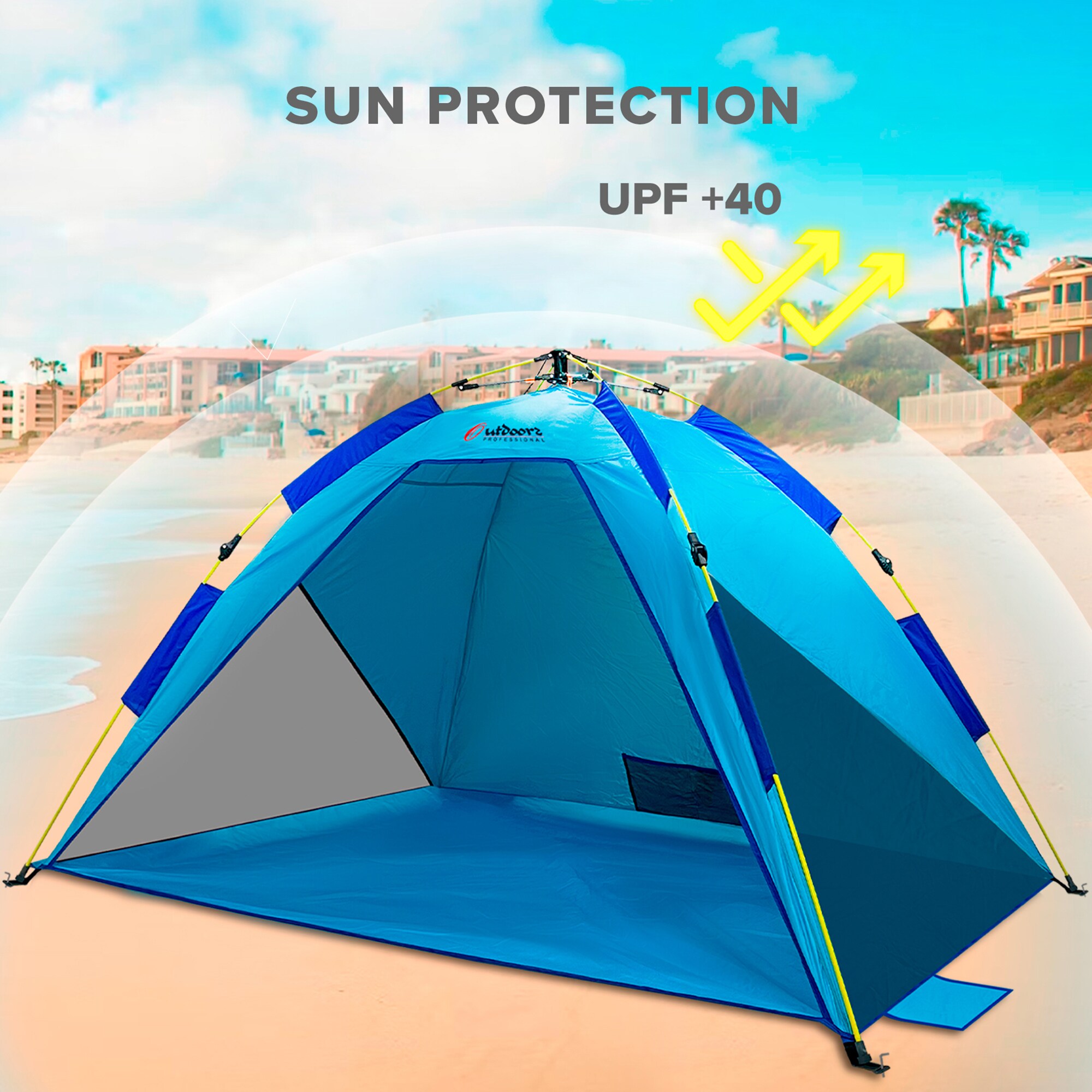 Outdoors Professional OTDZ9007BLU tents - View #3