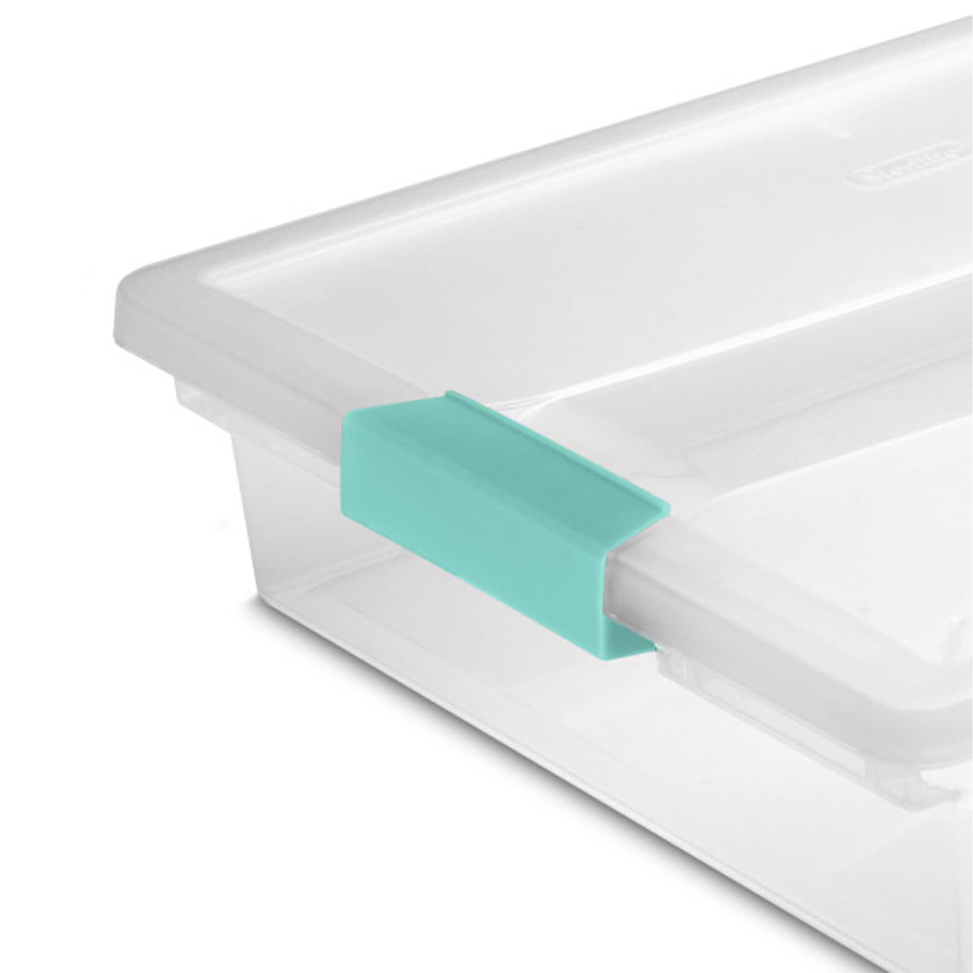 Sterilite 12 Qt Plastic Storage Bin Container Clear Gasket Sealed Box, (24  Pack), 24pk - Baker's