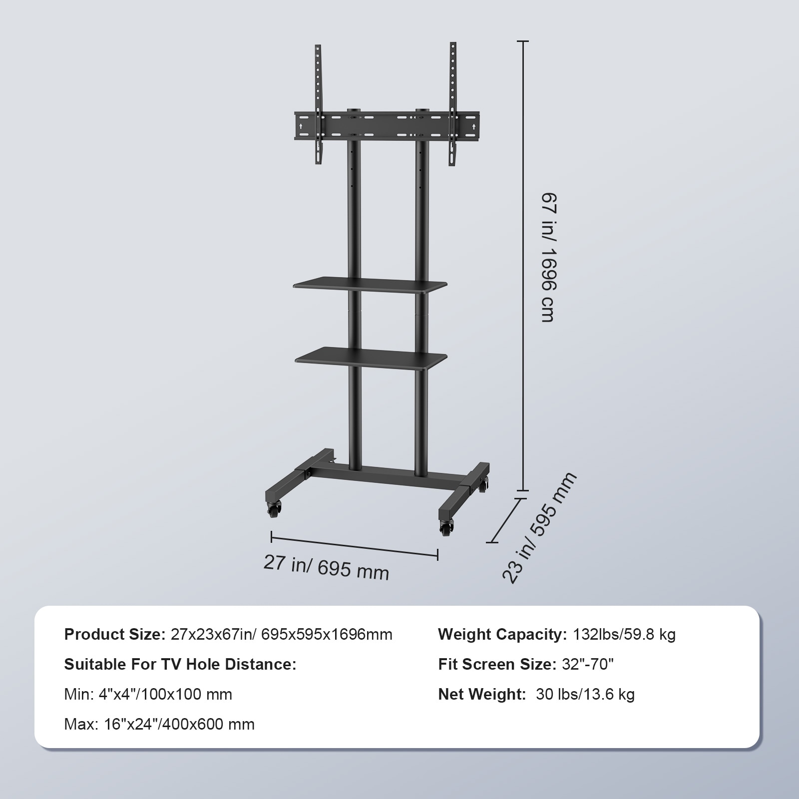 VEVOR LDDSZJKYDLY8557PTV0 Tv-Mounts - View #8