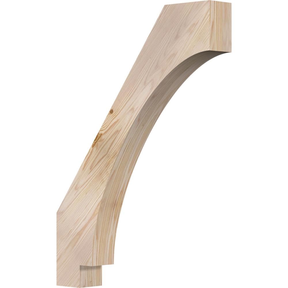 Ekena Millwork BRC04X22X30IMP00SDF 3-1/2-in x 22-in x 30-in Douglas Fir Unfinished Wood Imperial smooth