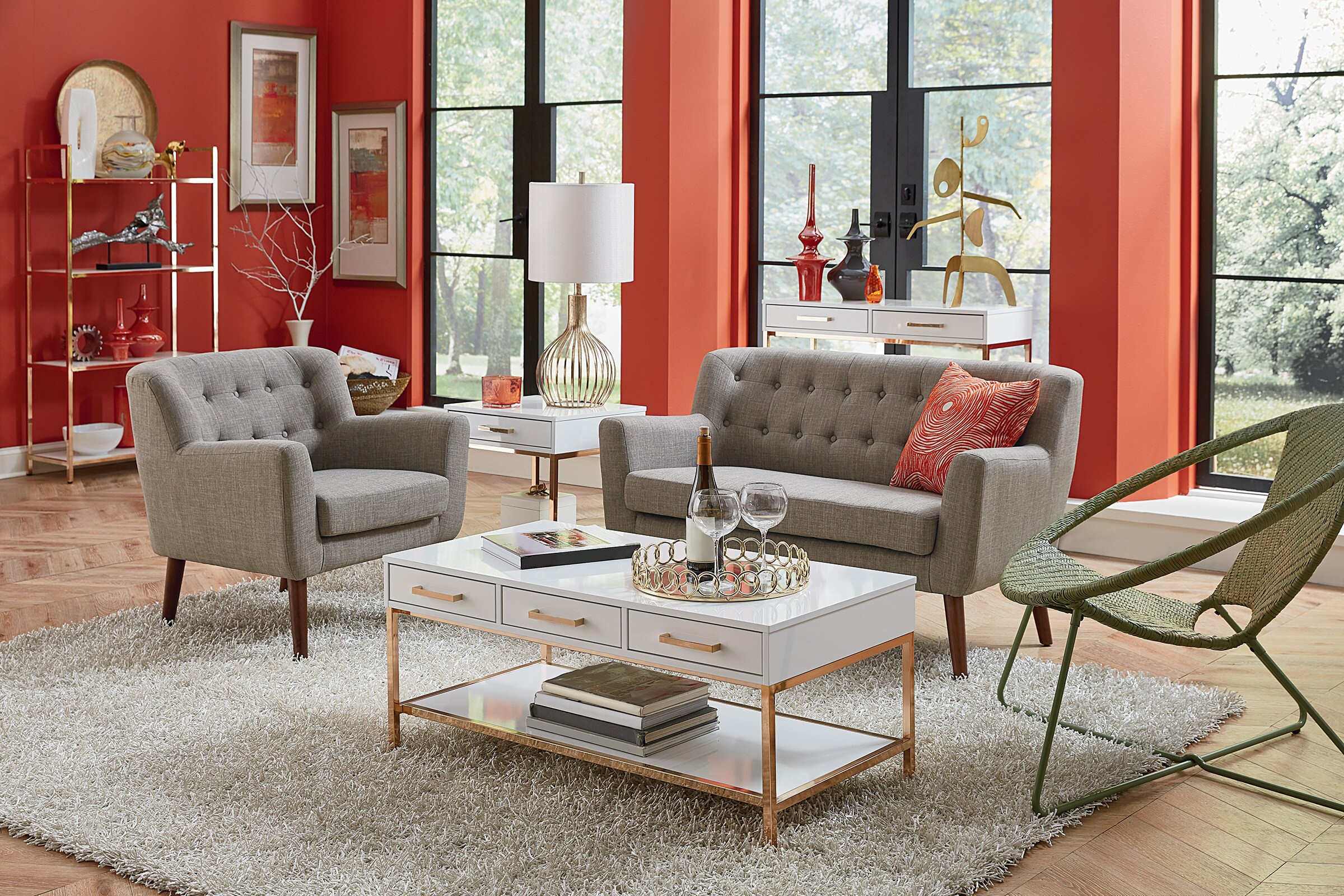 OSP Home Furnishings MLL52-M59 Sofas-Loveseats - View #7