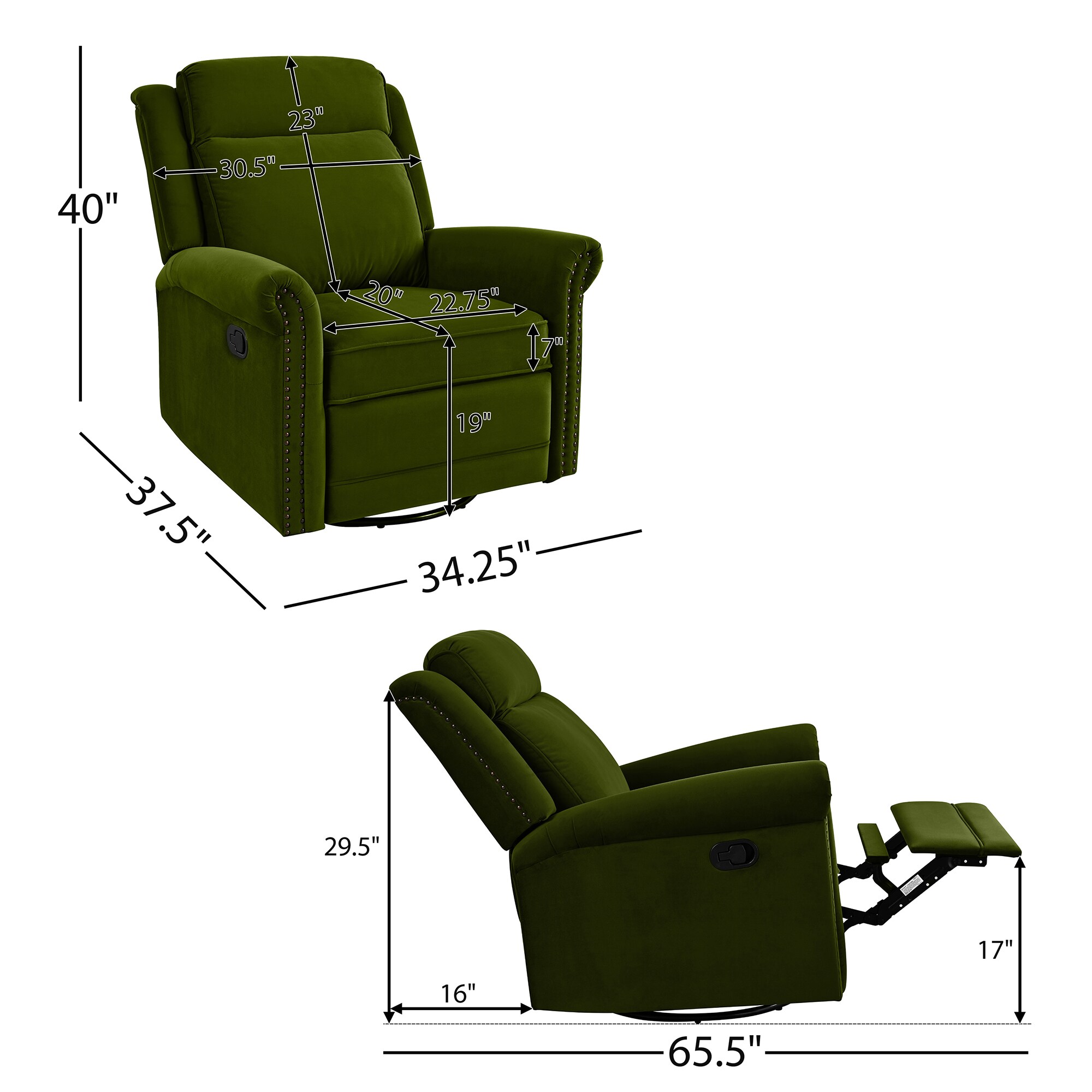 LOVMOR SF-WO-N763P202666E recliners - View #2