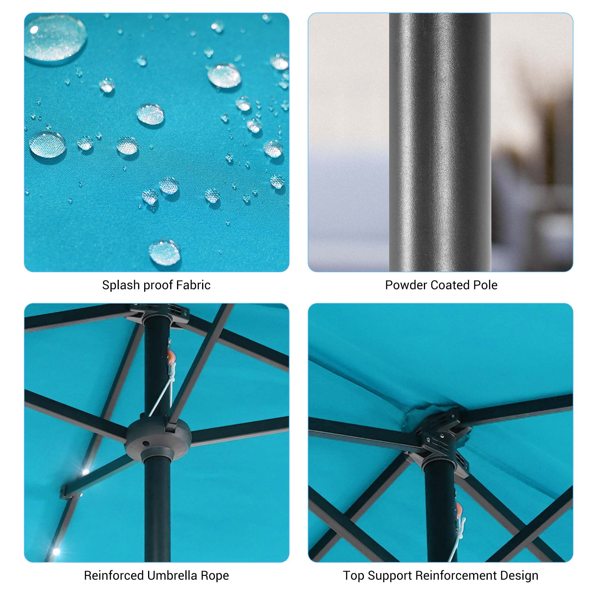 Aok Garden LWP-SM-LED328LB Umbrellas-2 - View #6