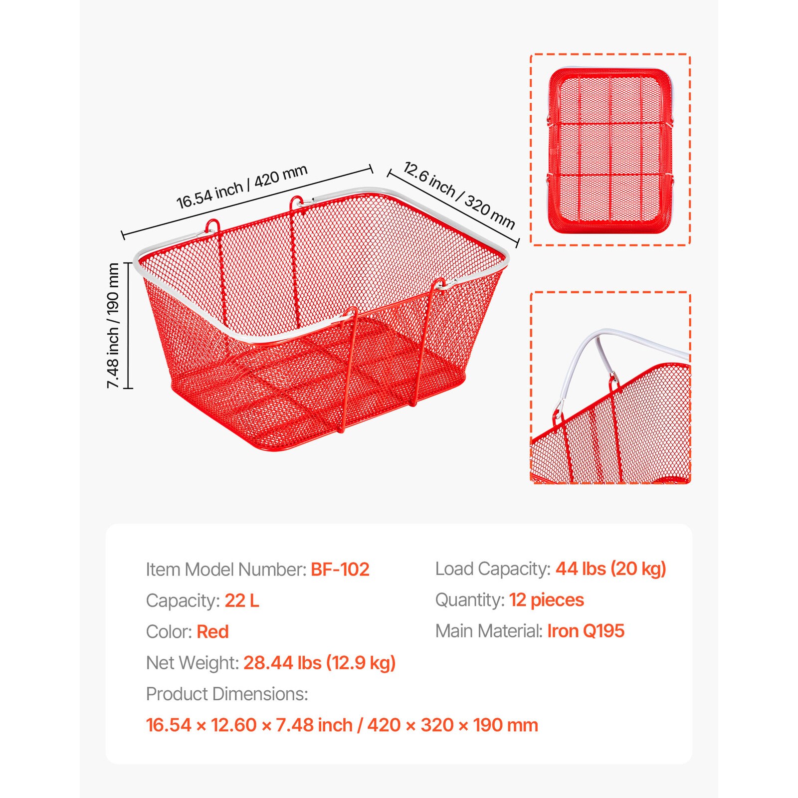 Mecale YAS-6TX3YC Bins-Baskets - View #3