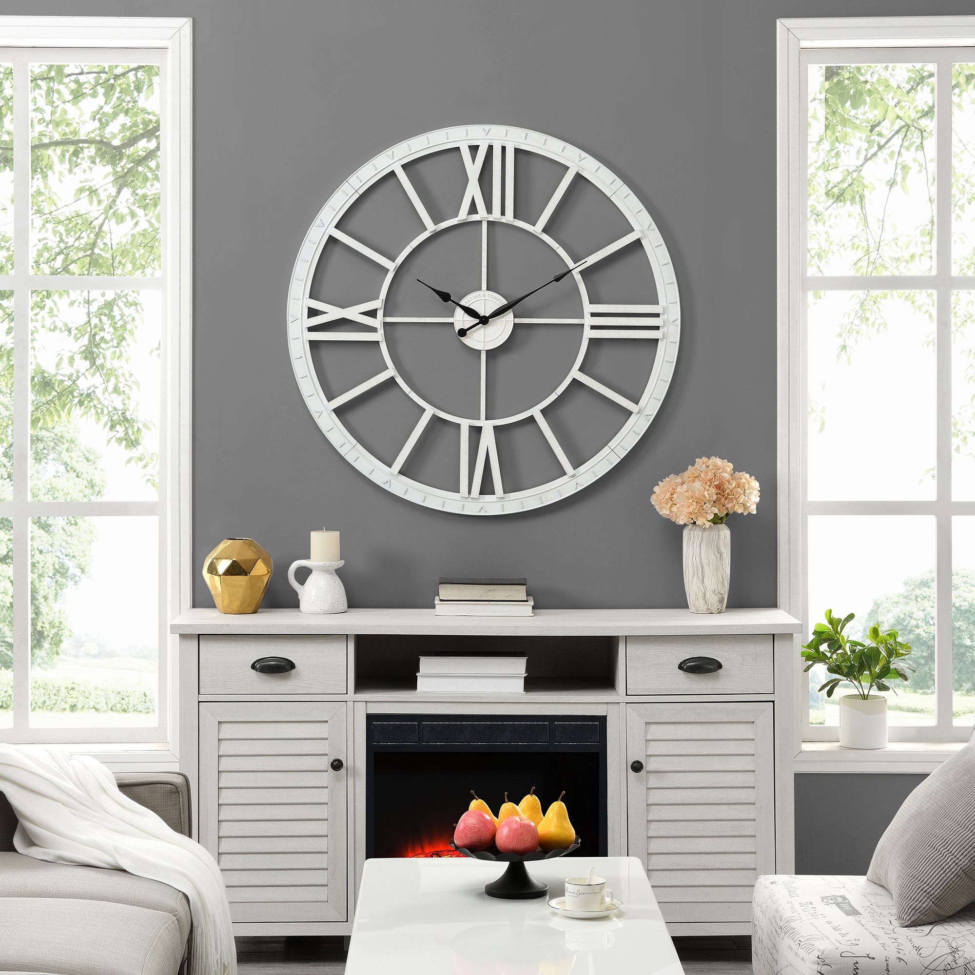 FirsTime 31195 Indoor-Outdoor-Clocks - View #2