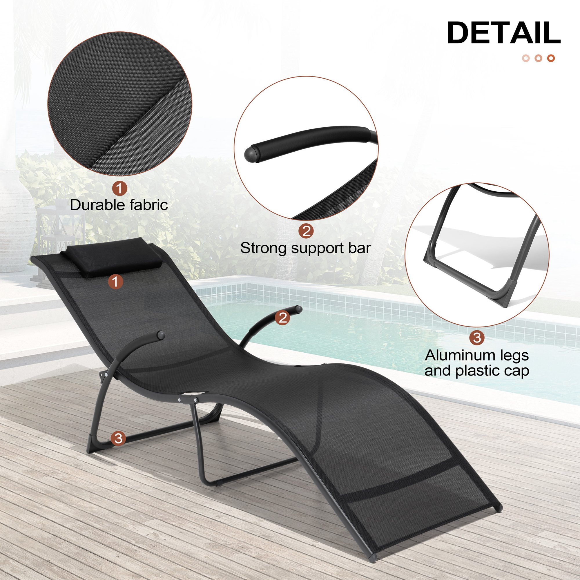 Crestlive Products CL-LG005BLK Patio-Chairs - View #4