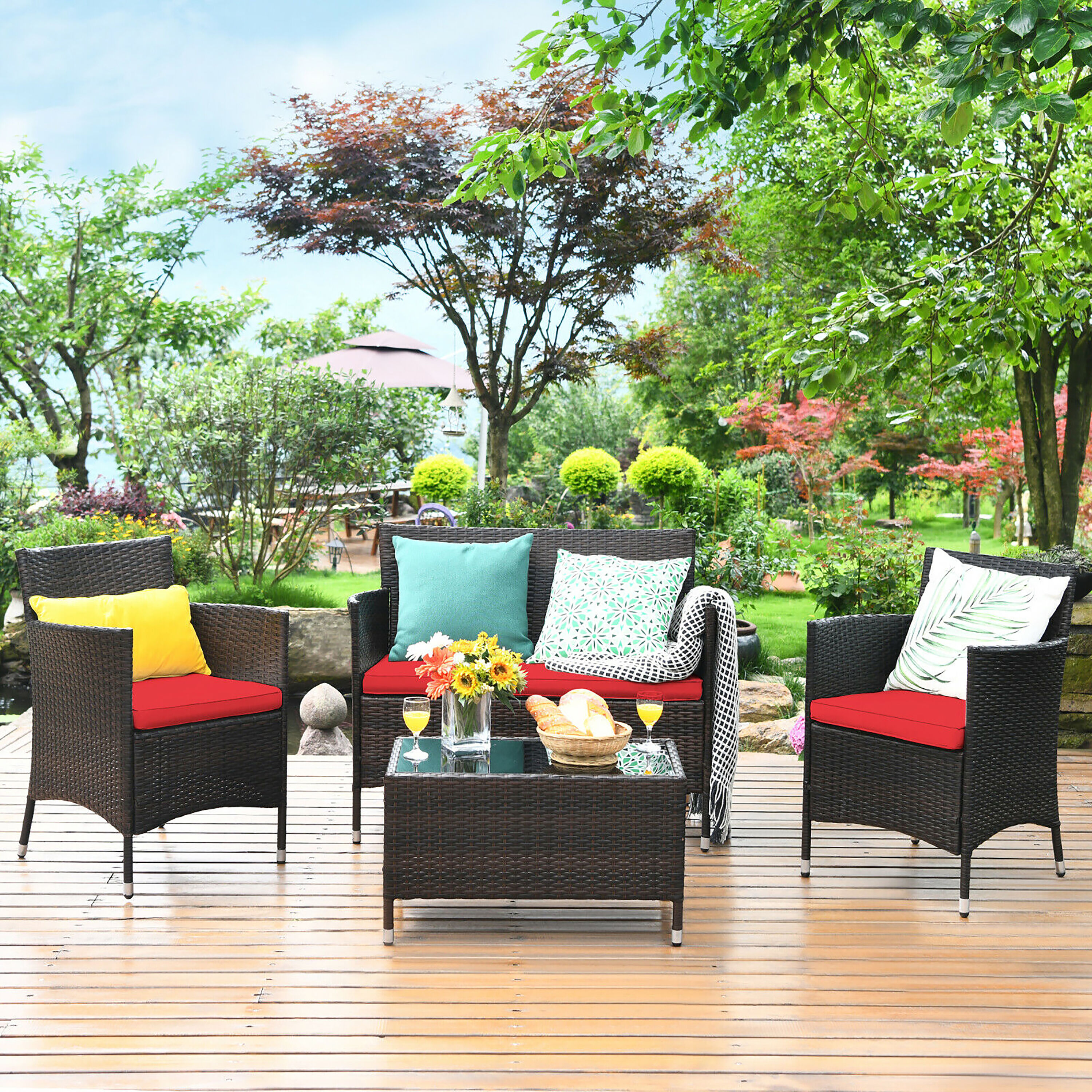 Costway HW63214RE Patio-Conversation-Sets - View #8