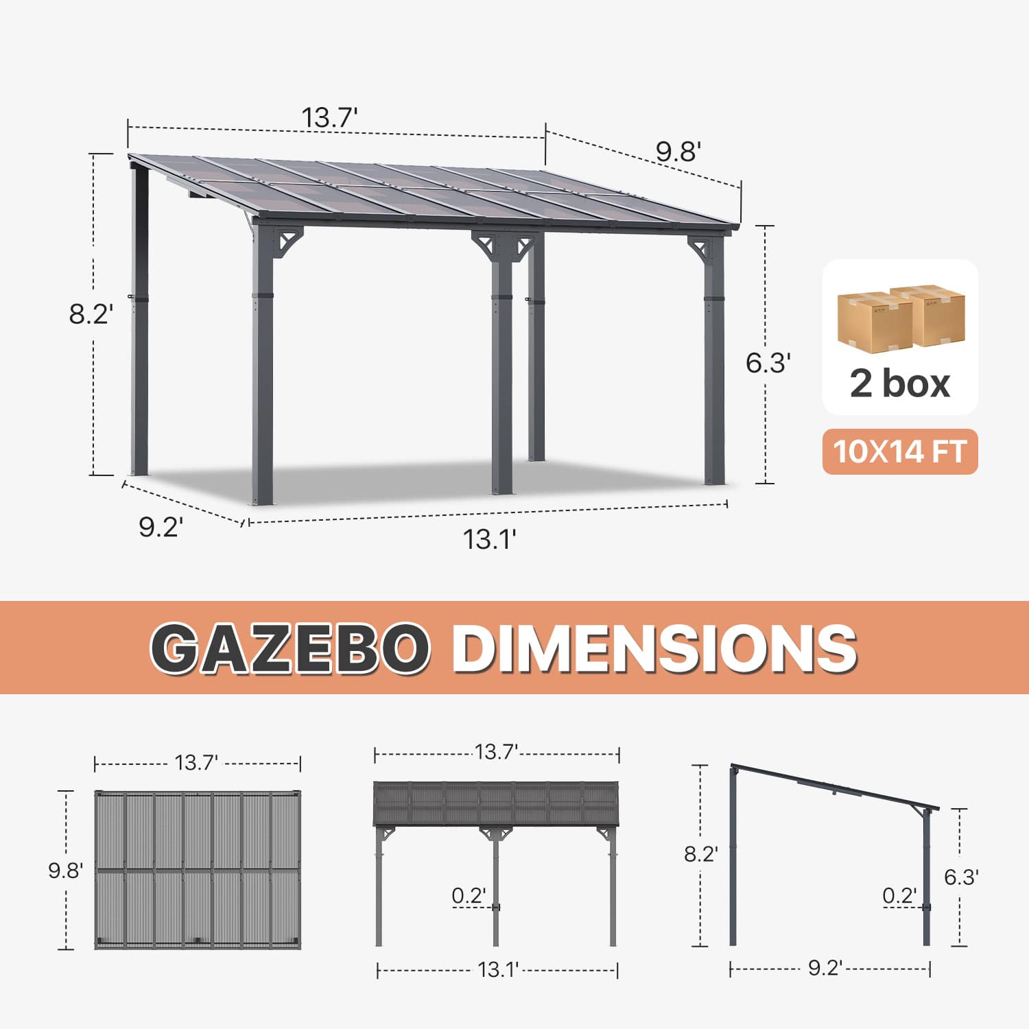 Sunmthink GBSM30B20 Pergolas-2 - View #5