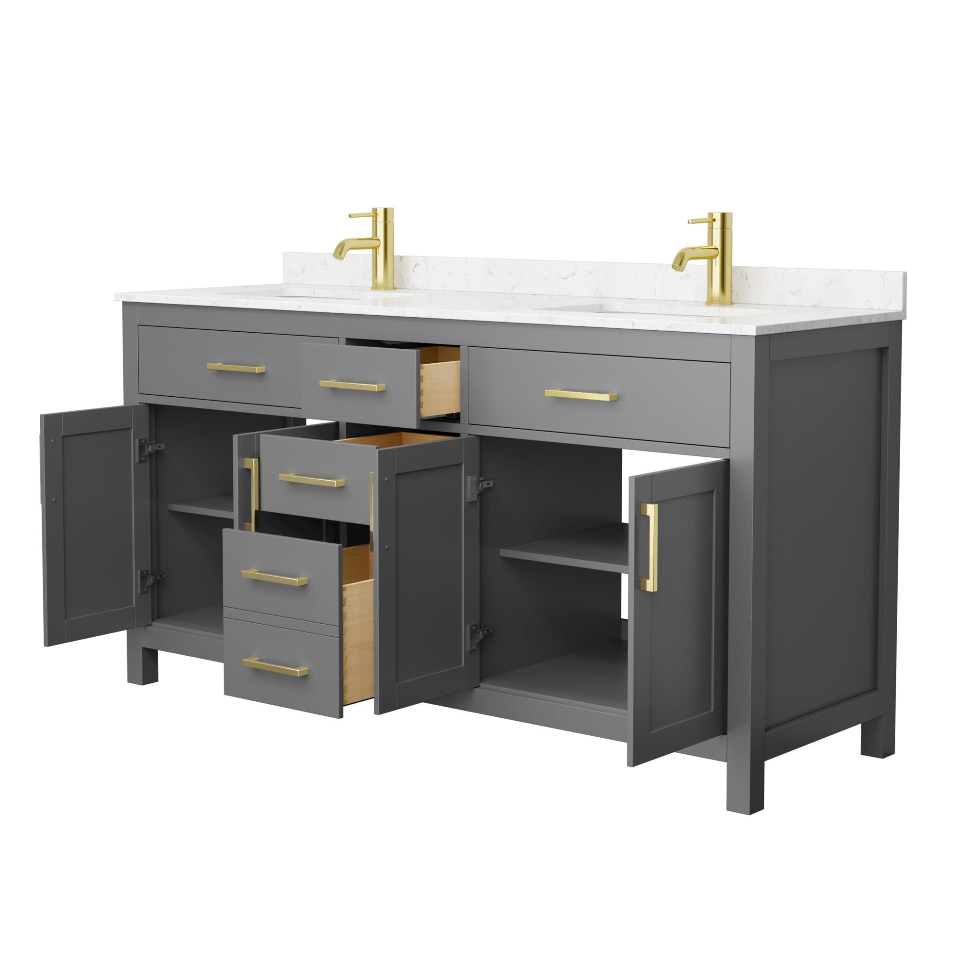 Wyndham Collection WCG242466DGGCCUNSMXX Bath-Vanity-Combo - View #3
