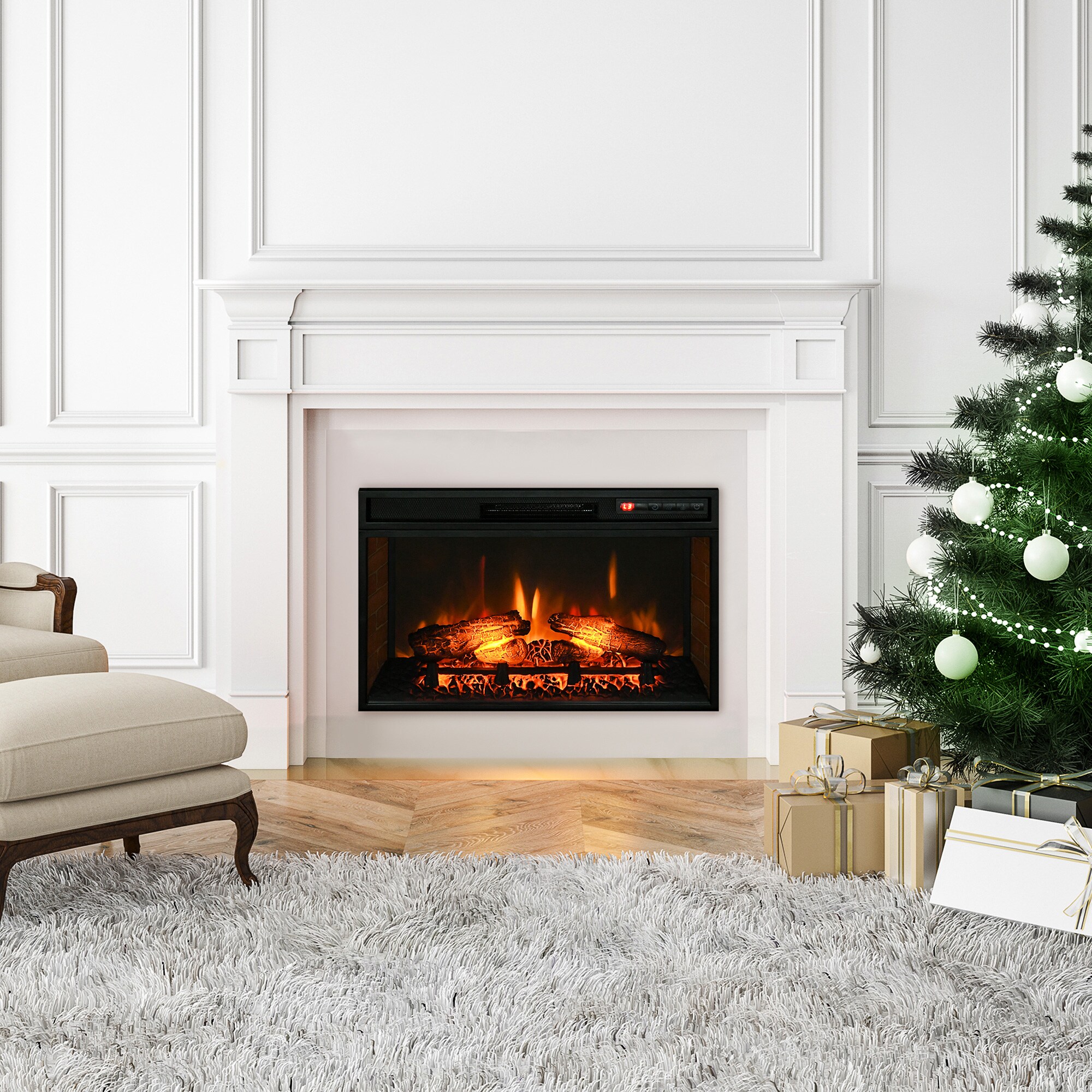 SINOFURN SYE740009BK Electric-Fireplace-Fireboxes - View #4