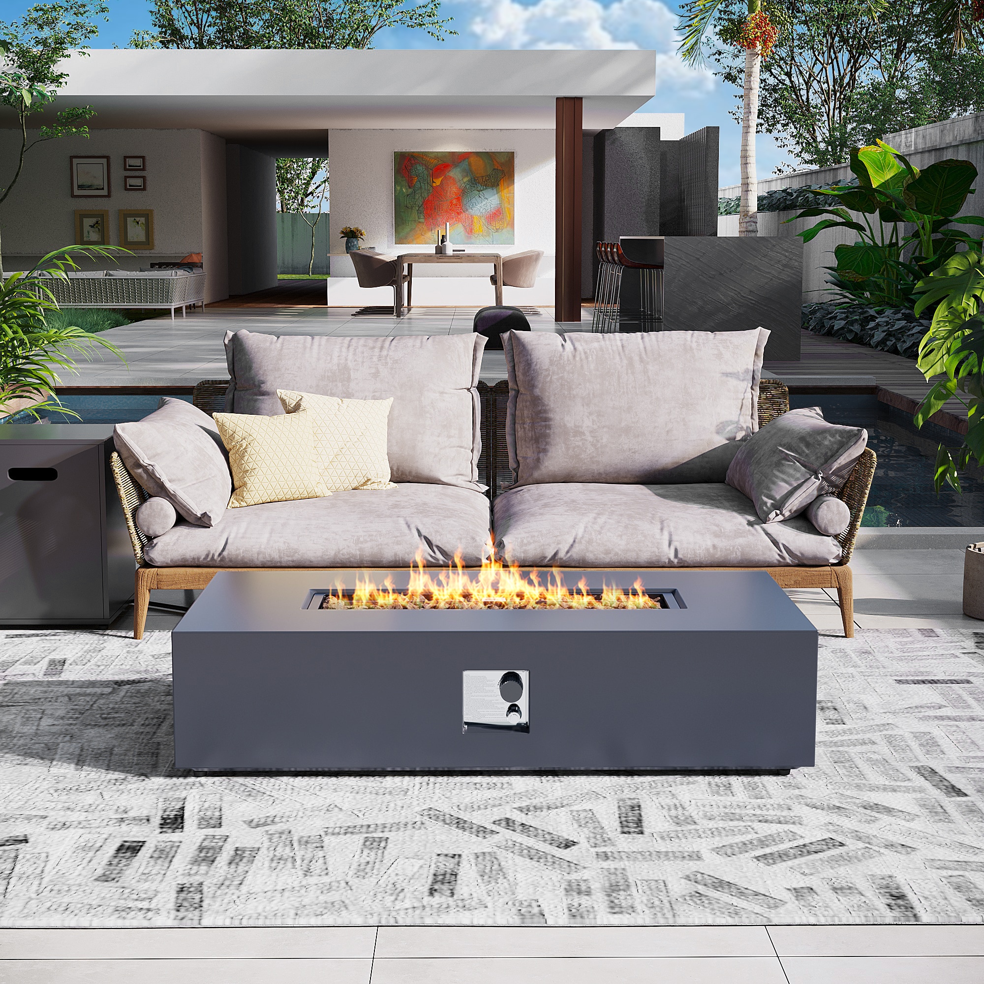 Patio Watcher 56TP-GREY-DK-KDWST Outdoor-Gas-Firepits - View #7