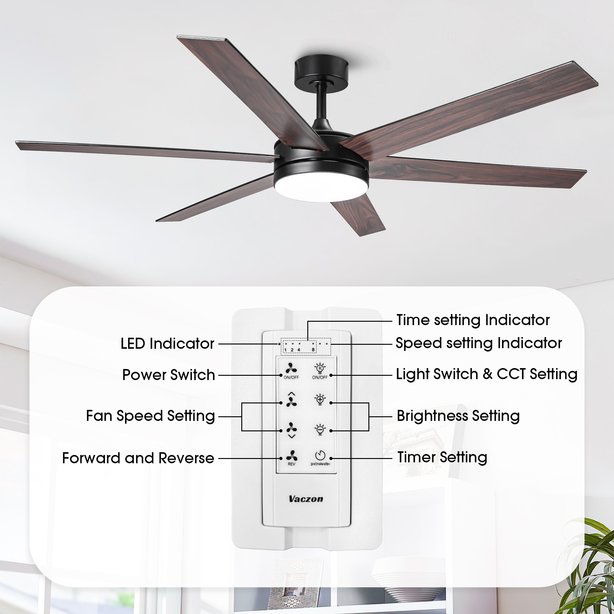 VACZON VZA01A113BK Ceiling-Fans - View #5