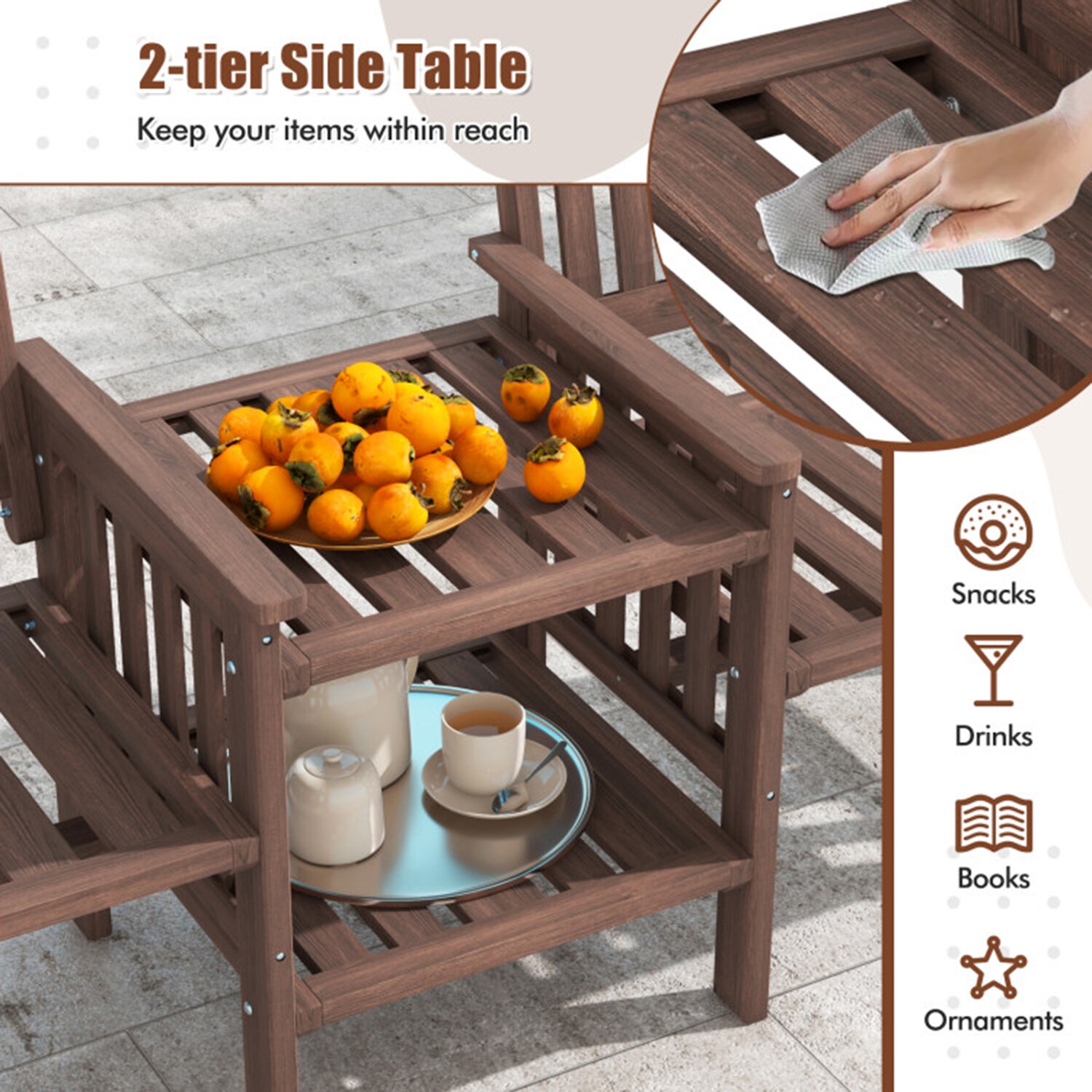 Mondawe MO-GT4242CF Patio-Conversation-Sets - View #7