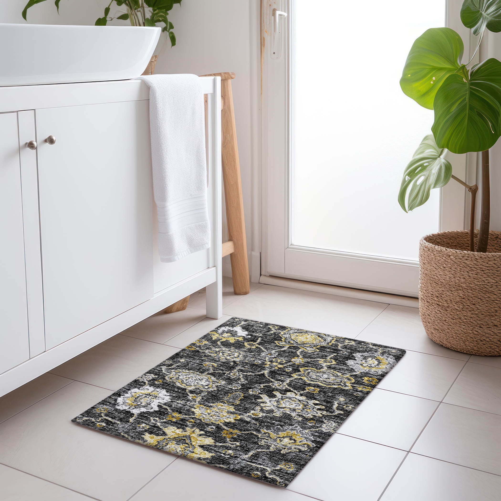 Addison Rugs AMF96SH20X30 Mayfield AMF96SH 2 x 3 (ft) Loomed Polyester Shadow Rectangular Indoor Abstract Machine washable Area rug