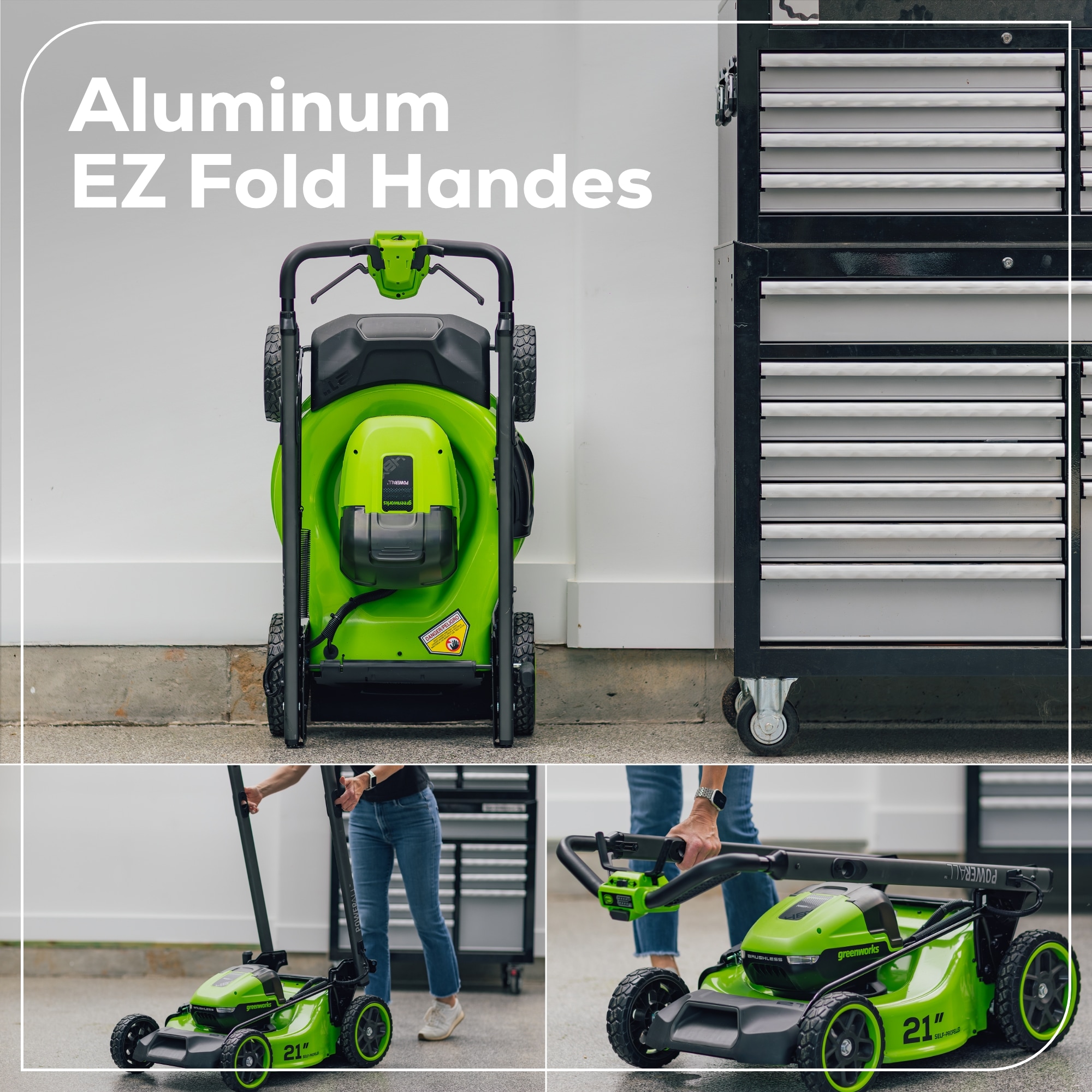 Greenworks MO48L521 Cordless-Elec-Push-Mowers - View #9