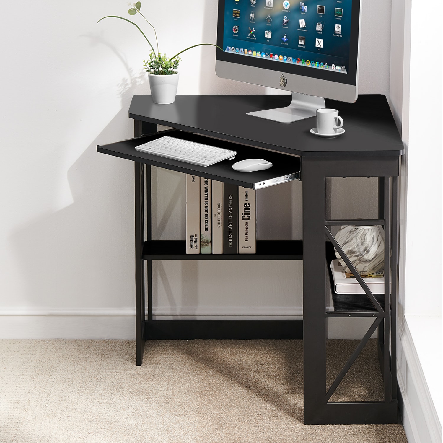 Vecelo LOE-XJM-CD03-BLK desks - View #7
