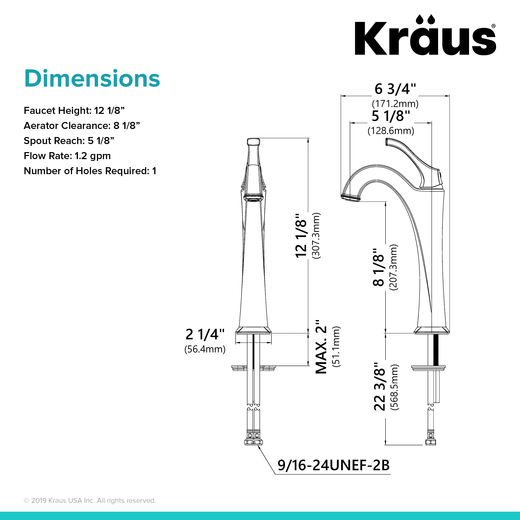 Kraus KVF-1200MB-2PK Lavatory-Faucets - View #10