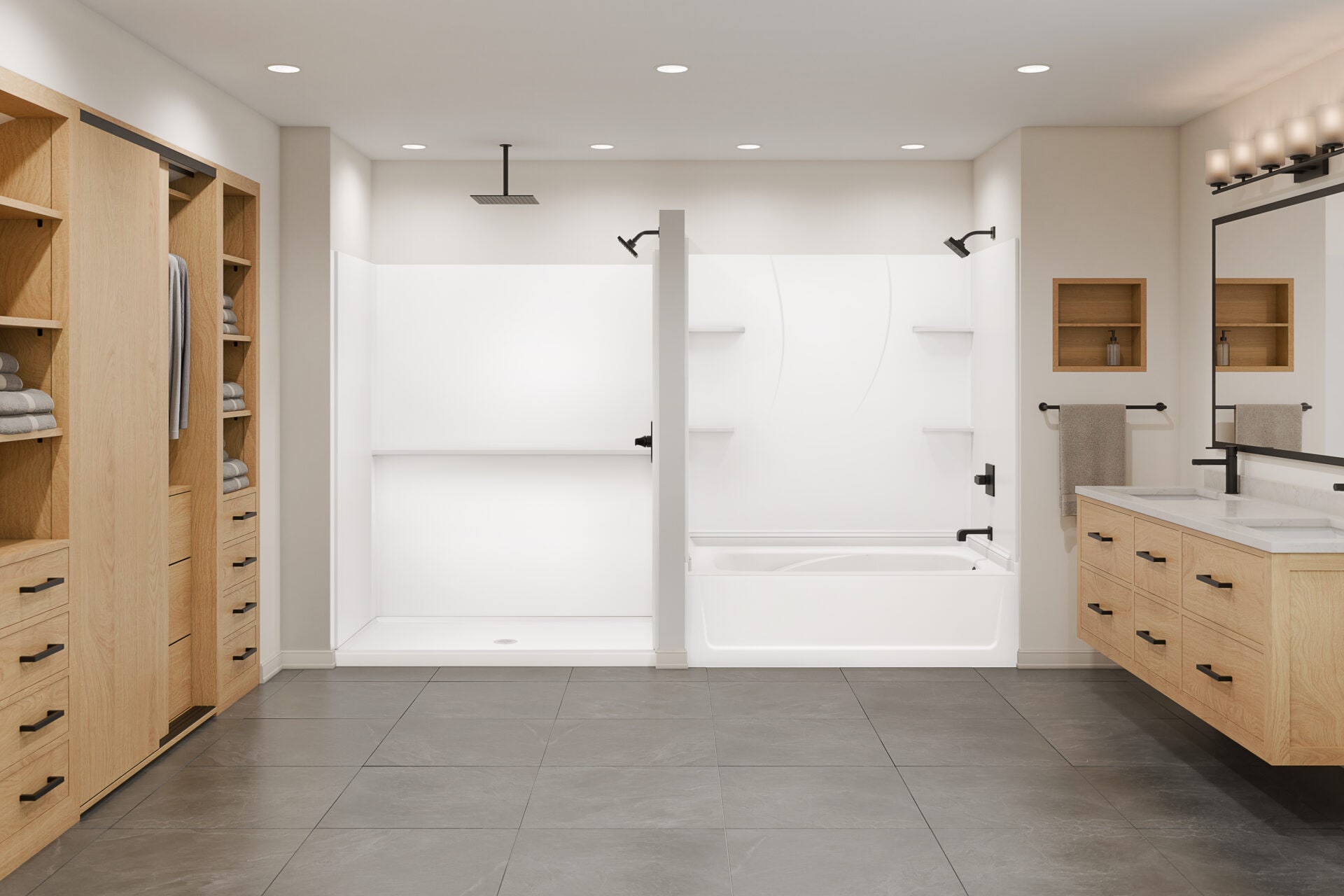 Mustee 30 Alcove-Shower-Kit - View #2