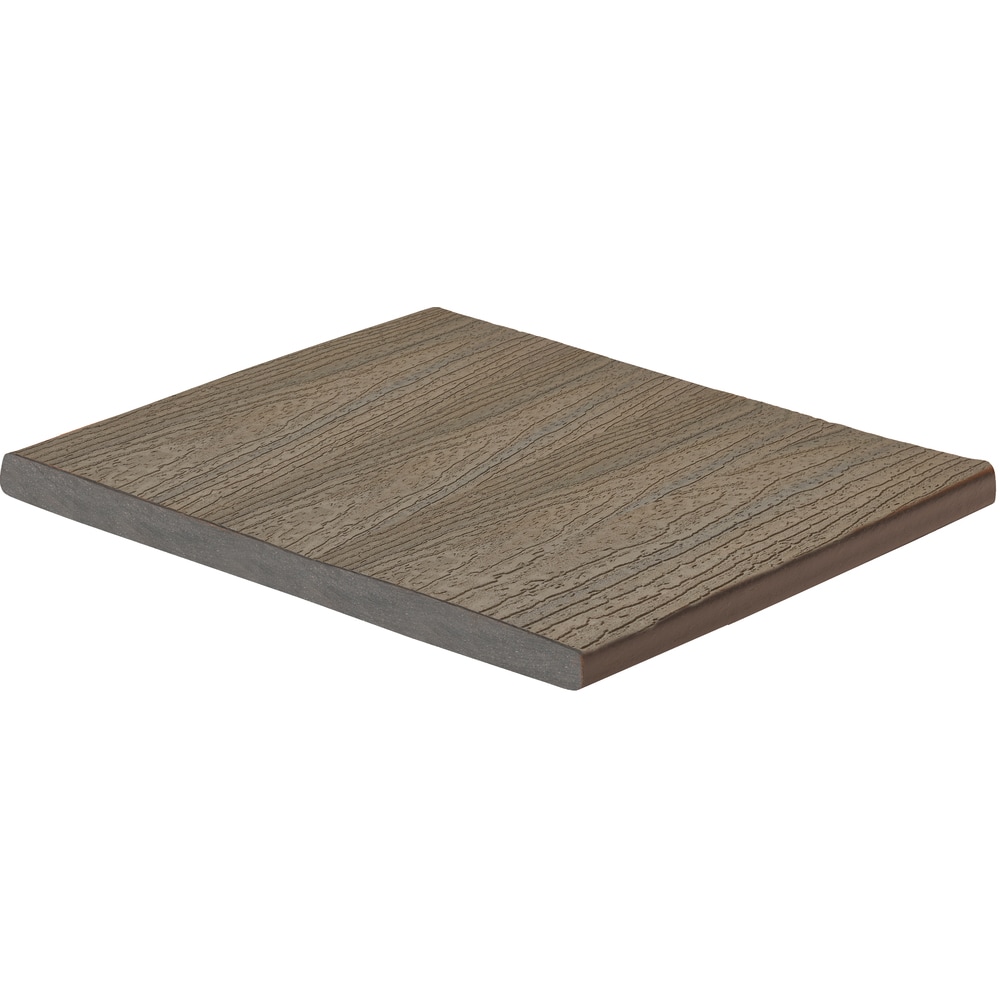 Enhance Naturals 1-in x 12-in x 12-ft Composite Coastal Bluff Fascia Deck Board (Actual Size: 0.56-in x 11.375-in) in Brown | - Trex CB011212E2S01