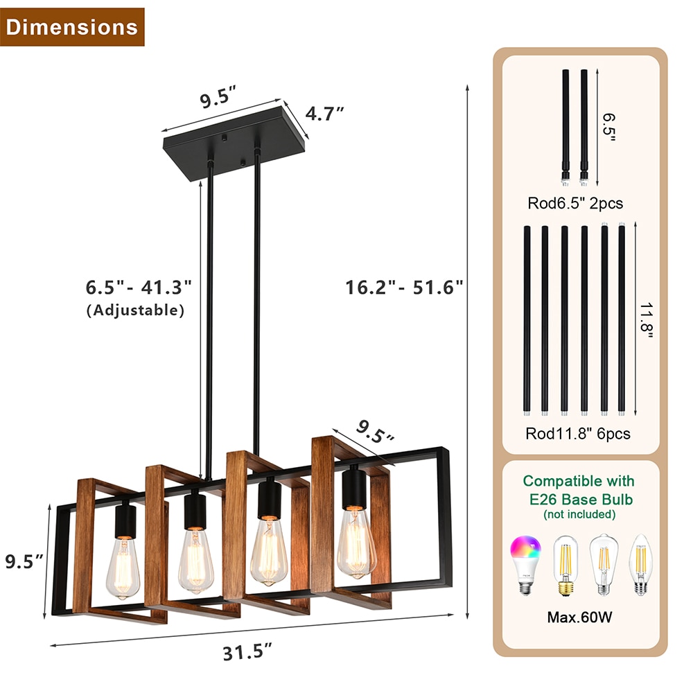 GoYeel ZP032WD04 Pendant-Lights - View #9